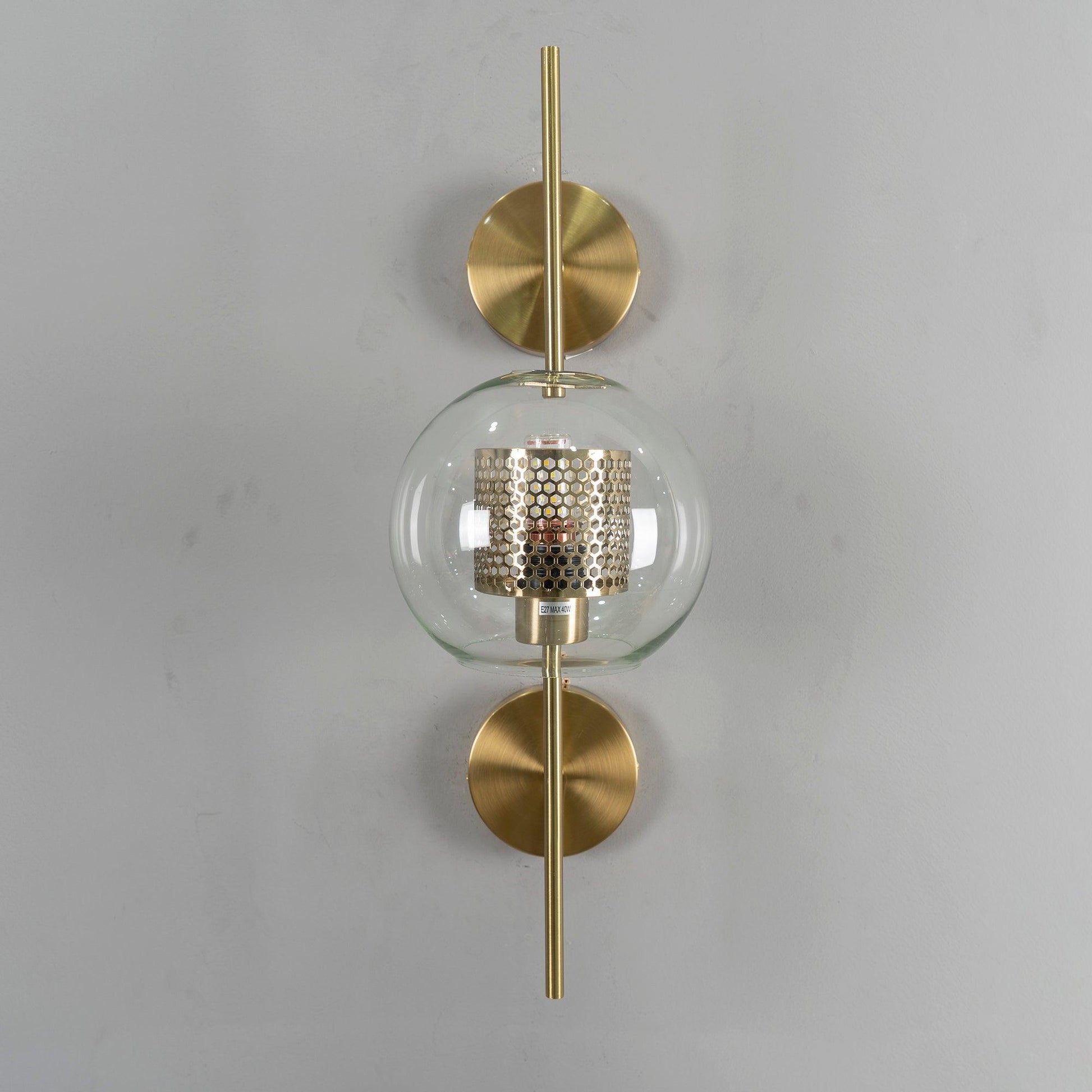Peta Premium Nordic Art Glass Wall Light-Neutral Decor