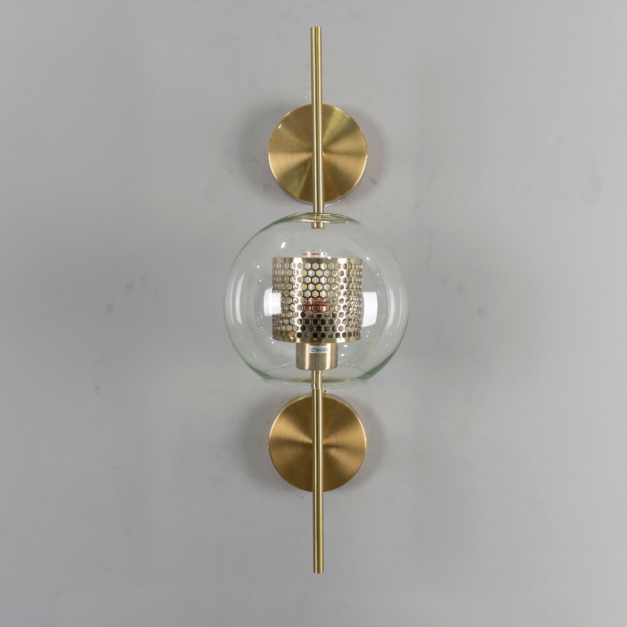 Peta Premium Nordic Art Glass Wall Light-Neutral Decor