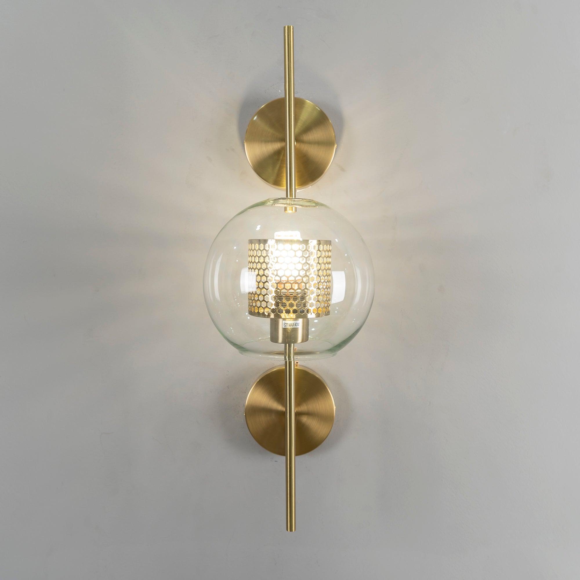 Peta Premium Nordic Art Glass Wall Light-Neutral Decor