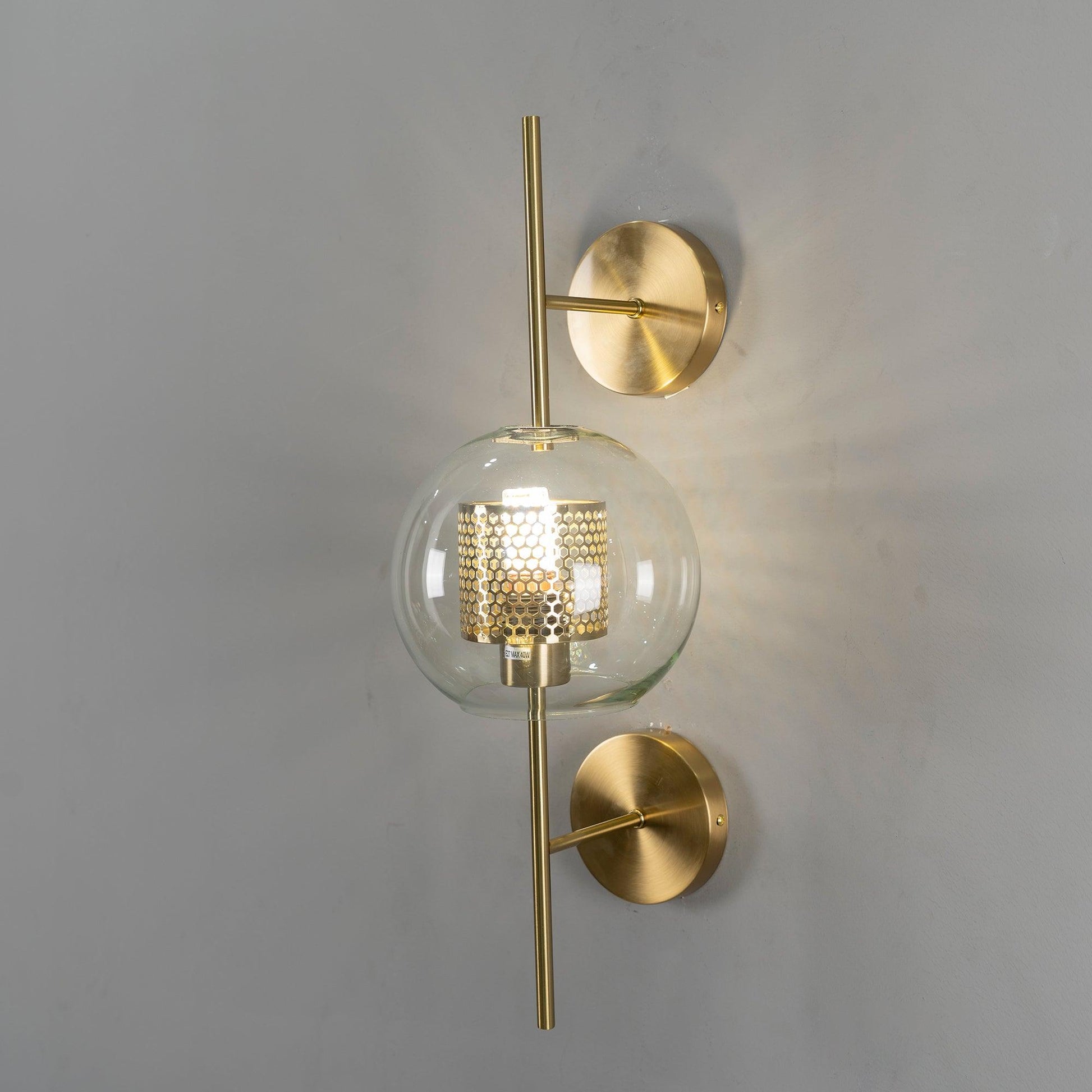 Peta Premium Nordic Art Glass Wall Light-Neutral Decor