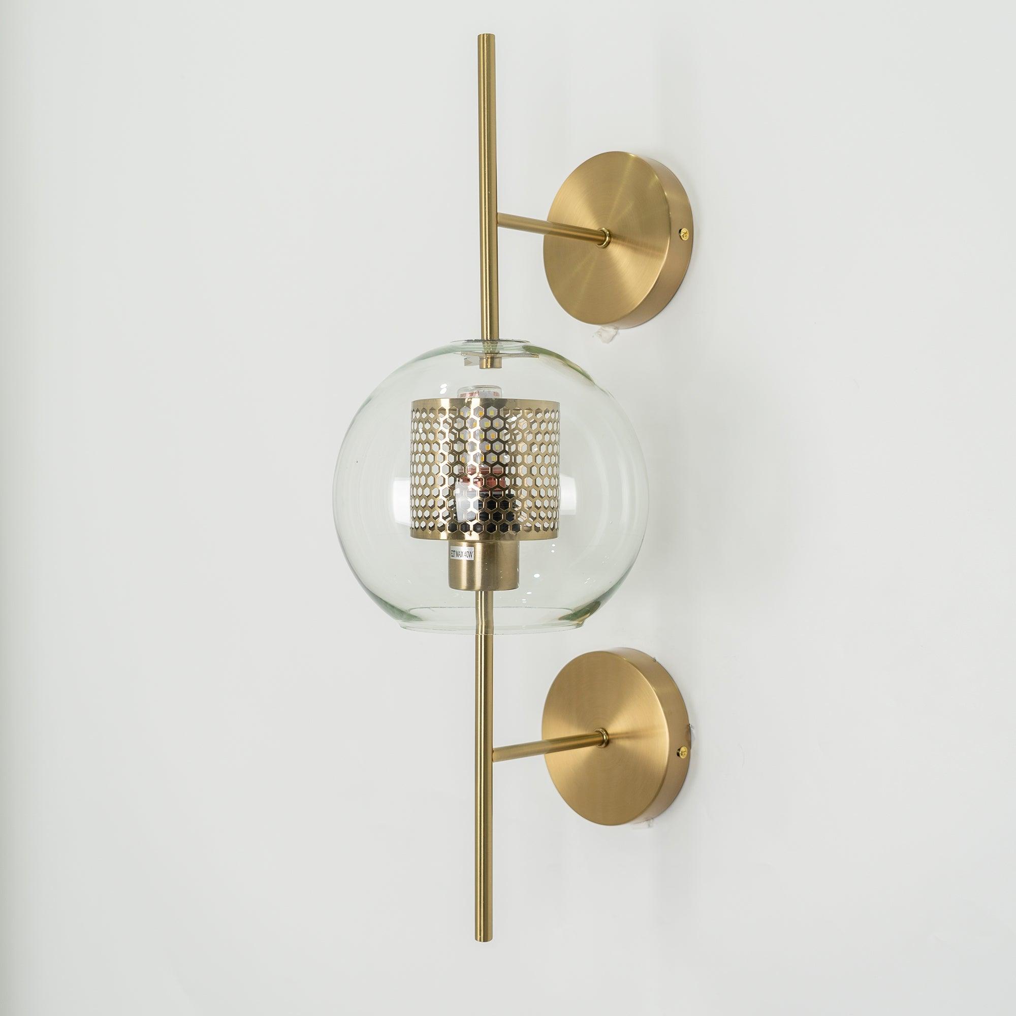 Peta Premium Nordic Art Glass Wall Light-Neutral Decor