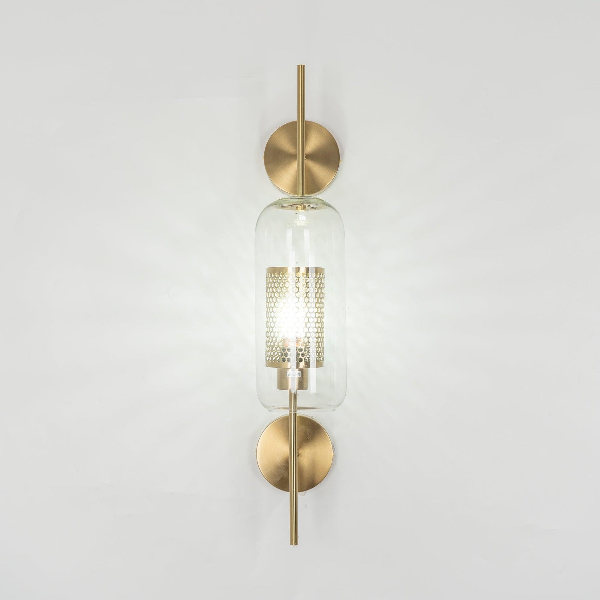 Peta Premium Nordic Art Glass Wall Light-Neutral Decor