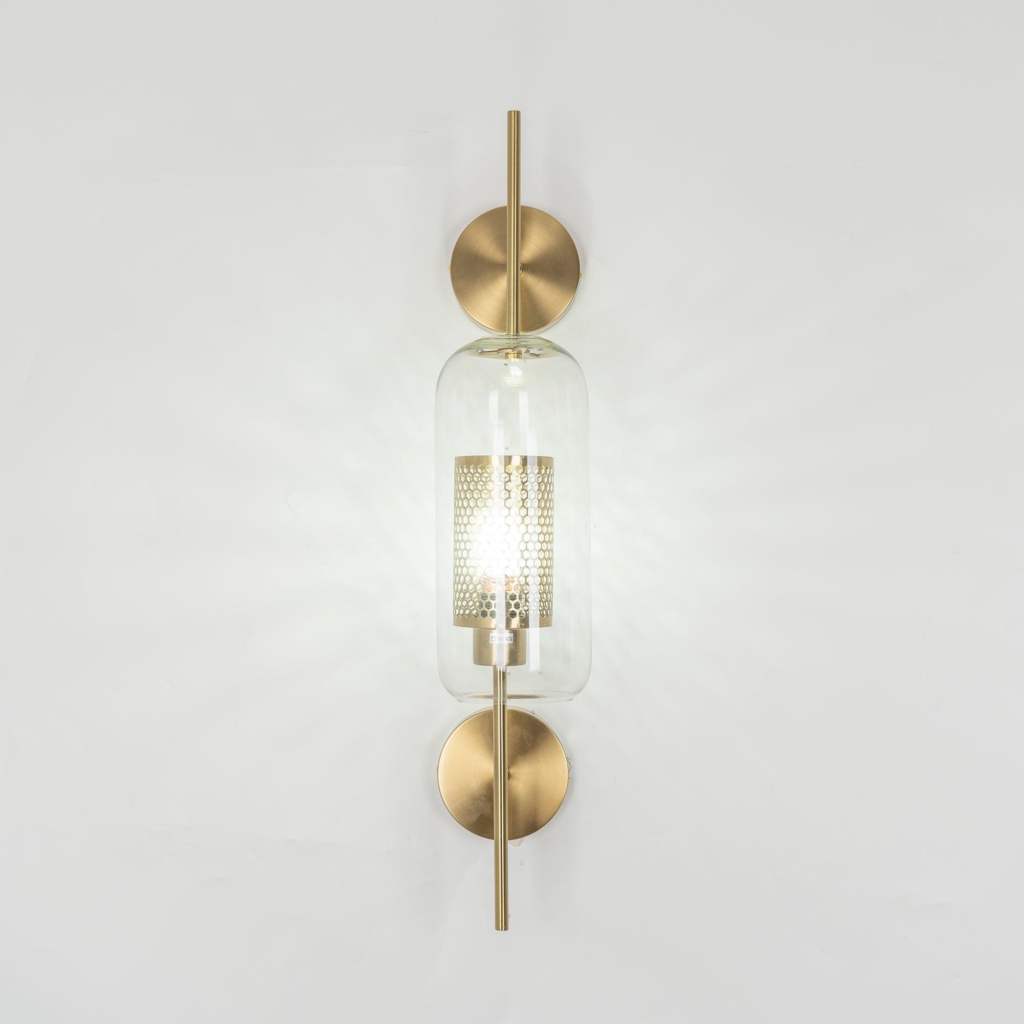 Peta Premium Nordic Art Glass Wall Light-Neutral Decor