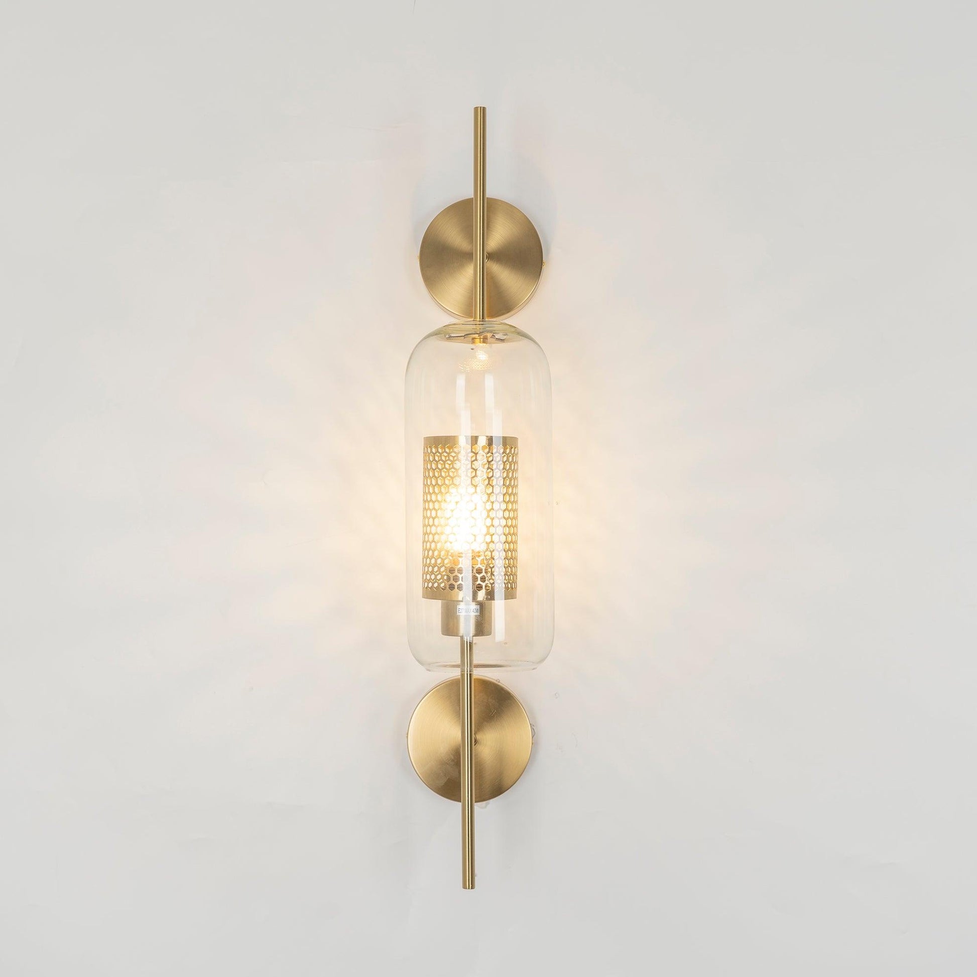 Peta Premium Nordic Art Glass Wall Light-Neutral Decor
