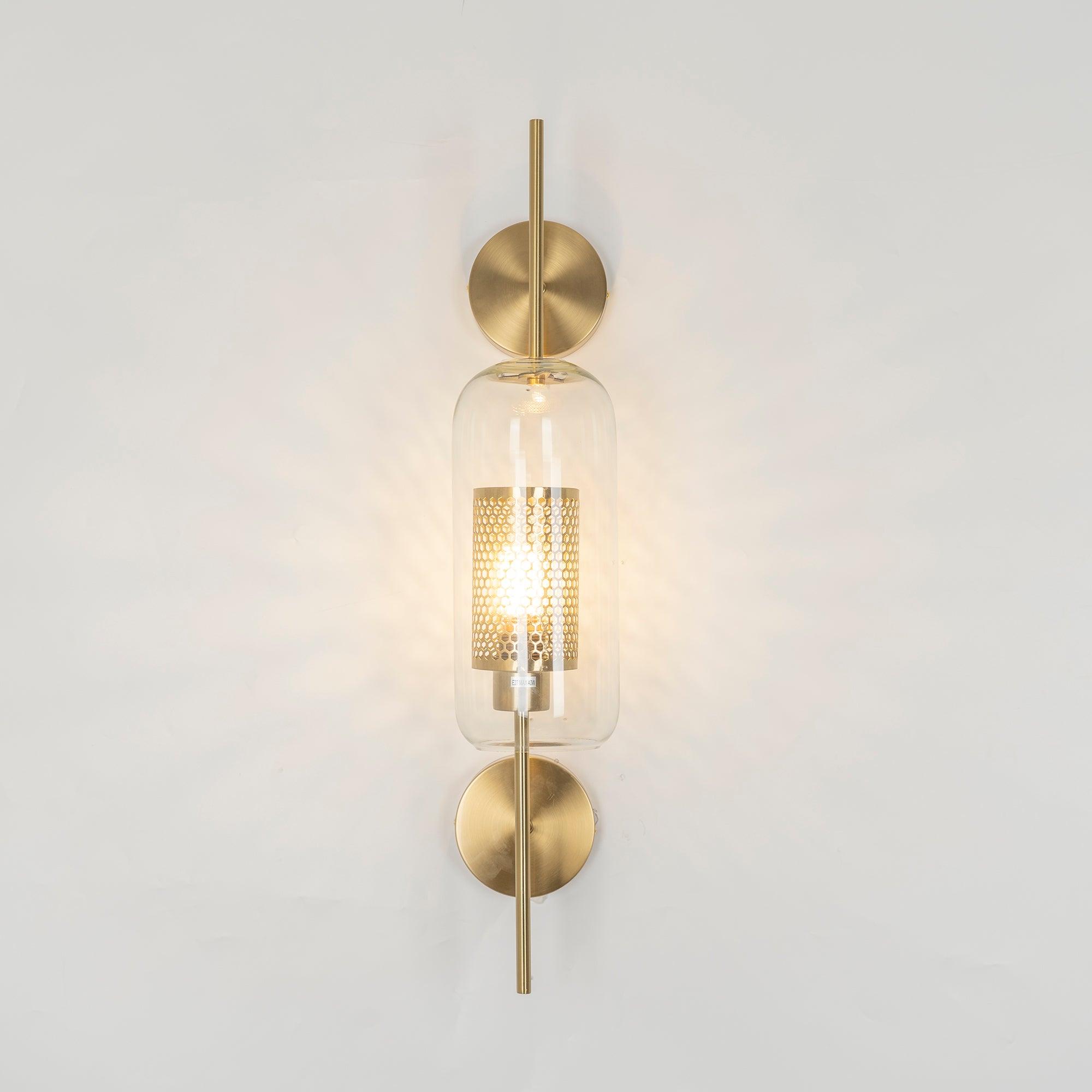 Peta Premium Nordic Art Glass Wall Light-Neutral Decor