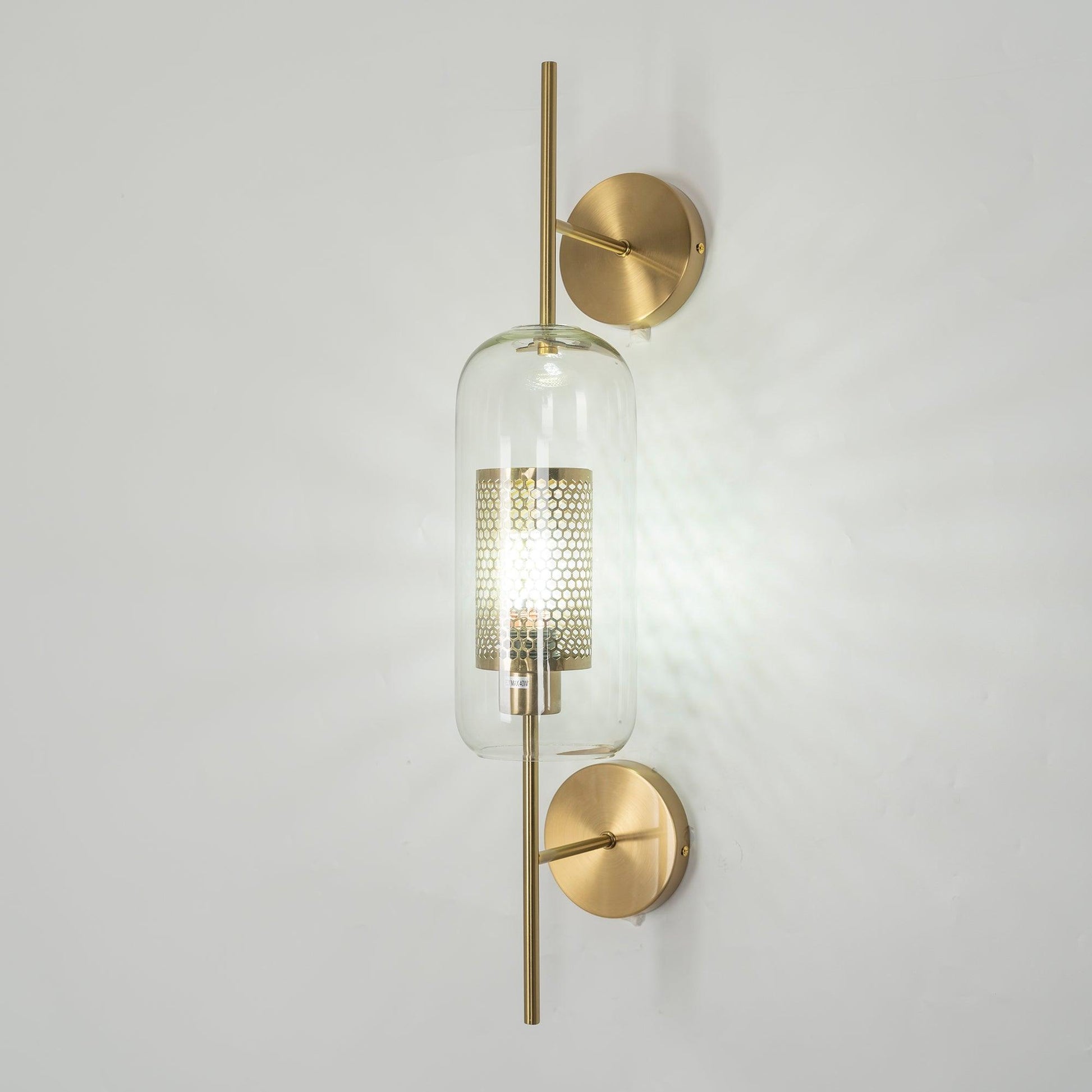 Peta Premium Nordic Art Glass Wall Light-Neutral Decor