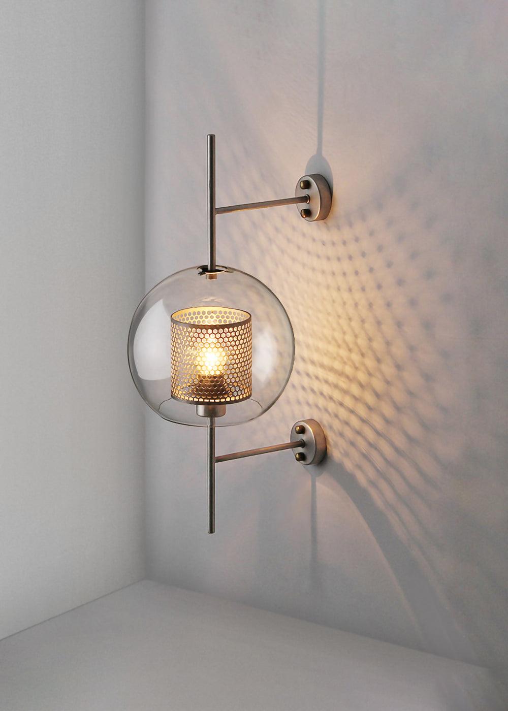 Peta Premium Nordic Art Glass Wall Light-Neutral Decor