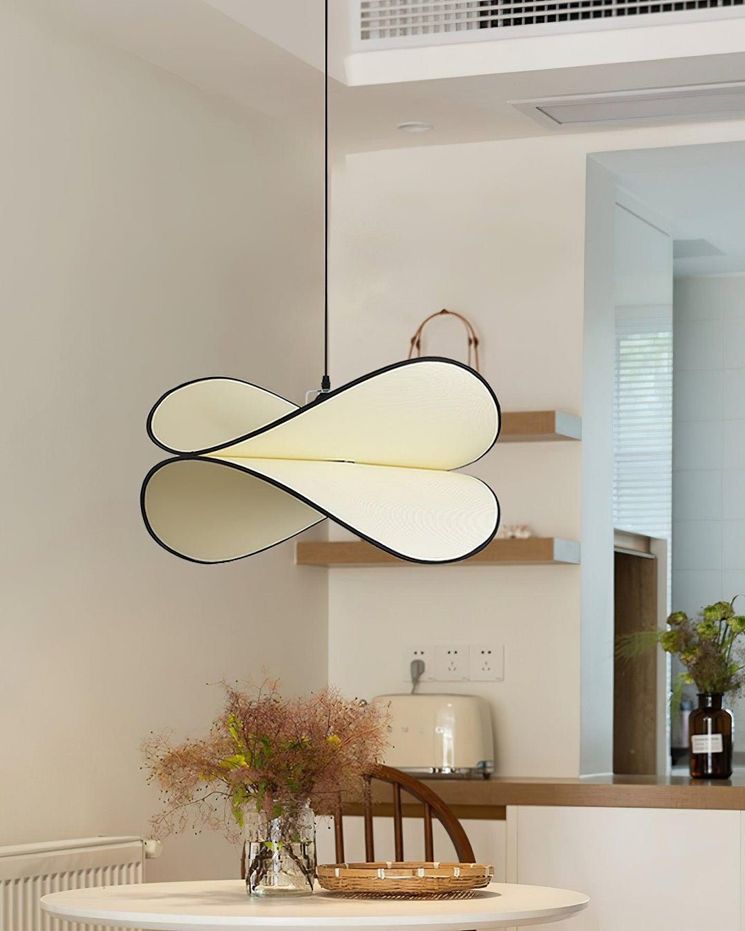 Cilene Fabric Artistic Pendant Lamp-Neutral Decor