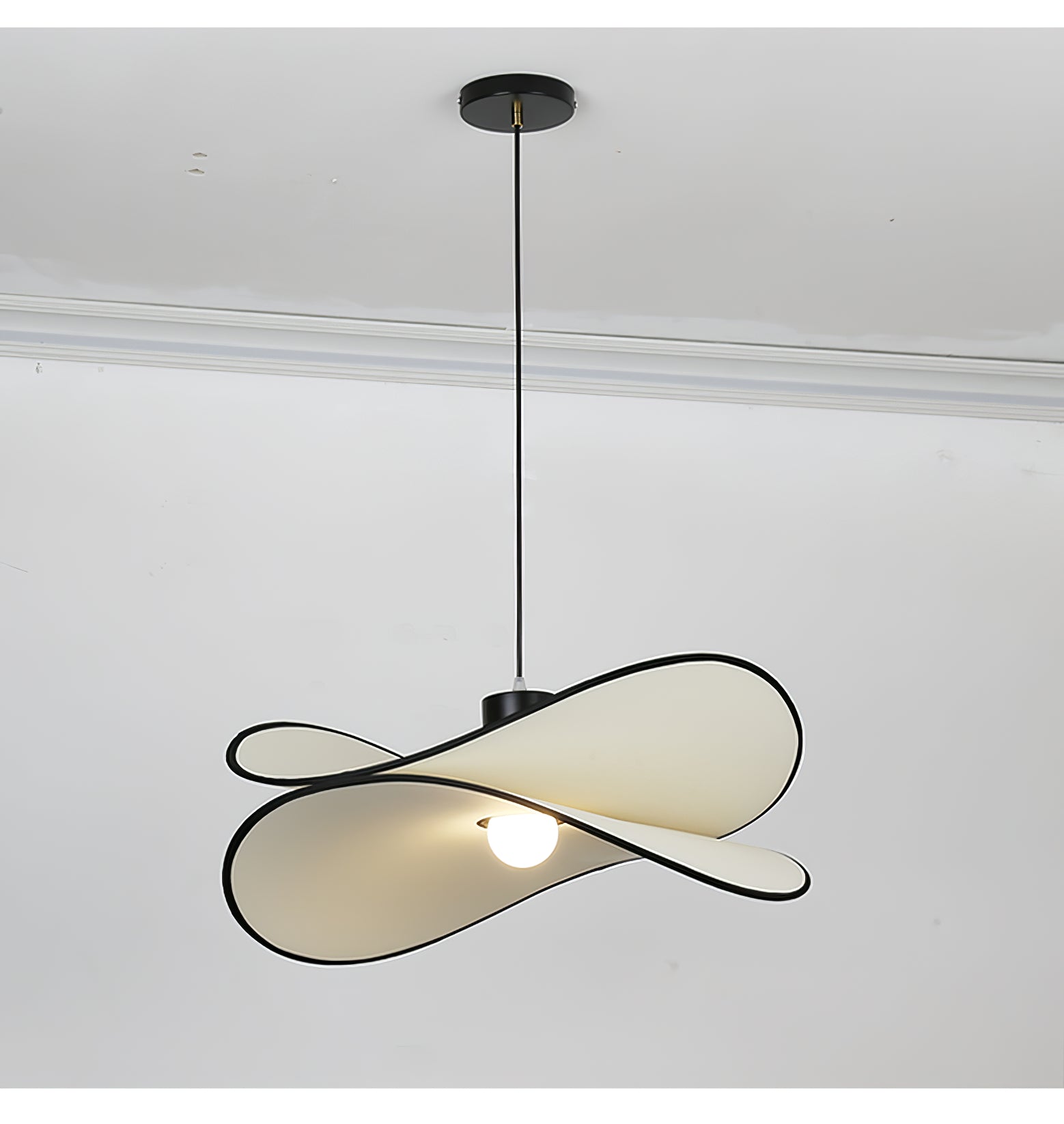 Cilene Fabric Artistic Pendant Lamp-Neutral Decor