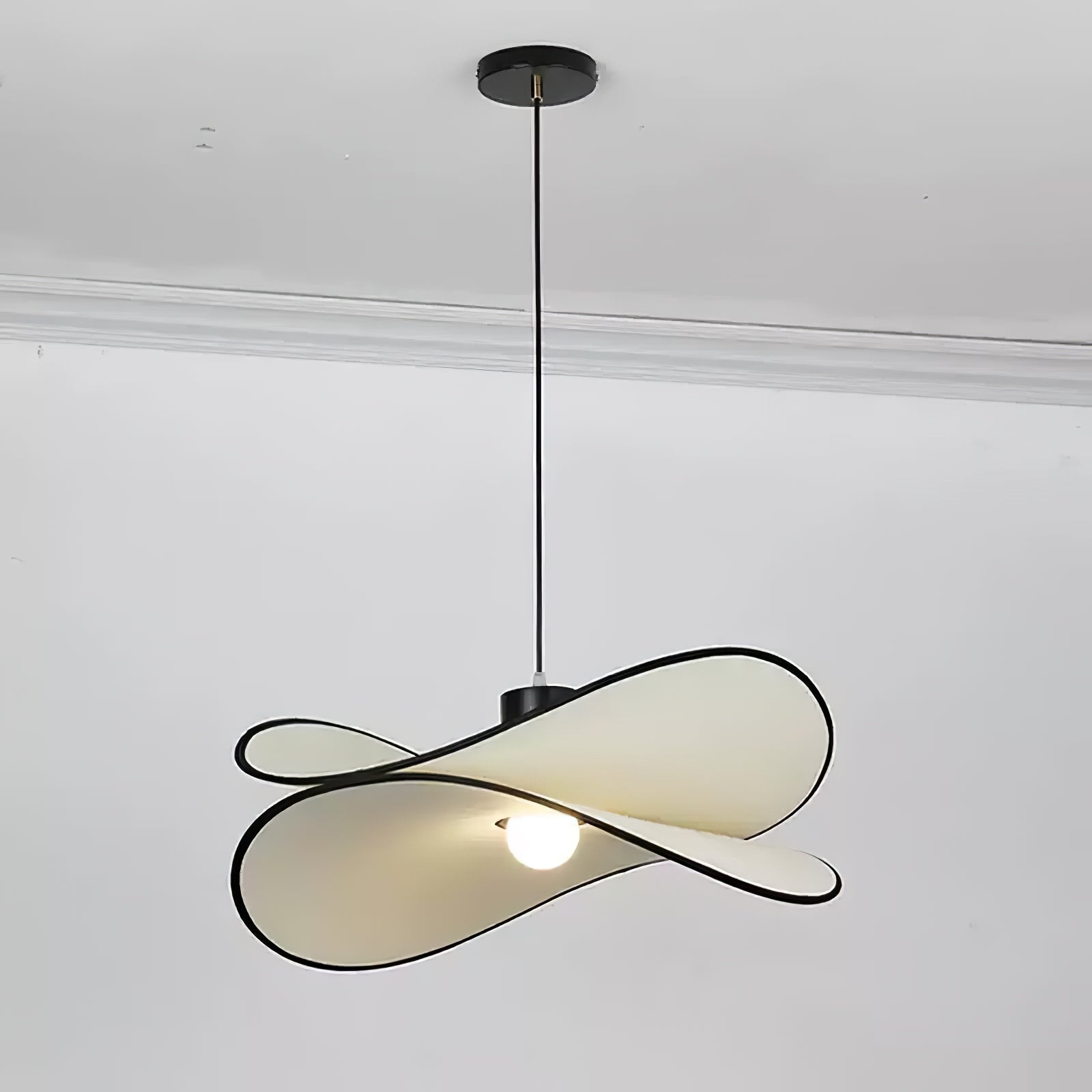 Cilene Fabric Artistic Pendant Lamp-Neutral Decor