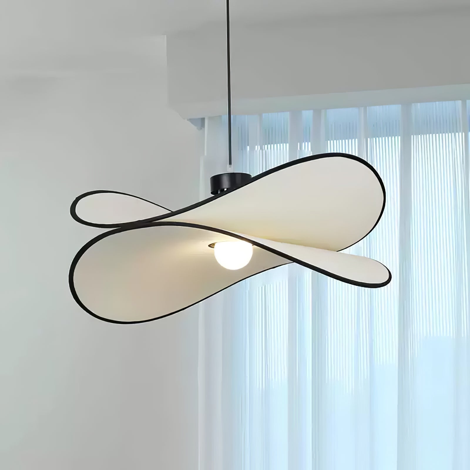 Cilene Fabric Artistic Pendant Lamp-Neutral Decor