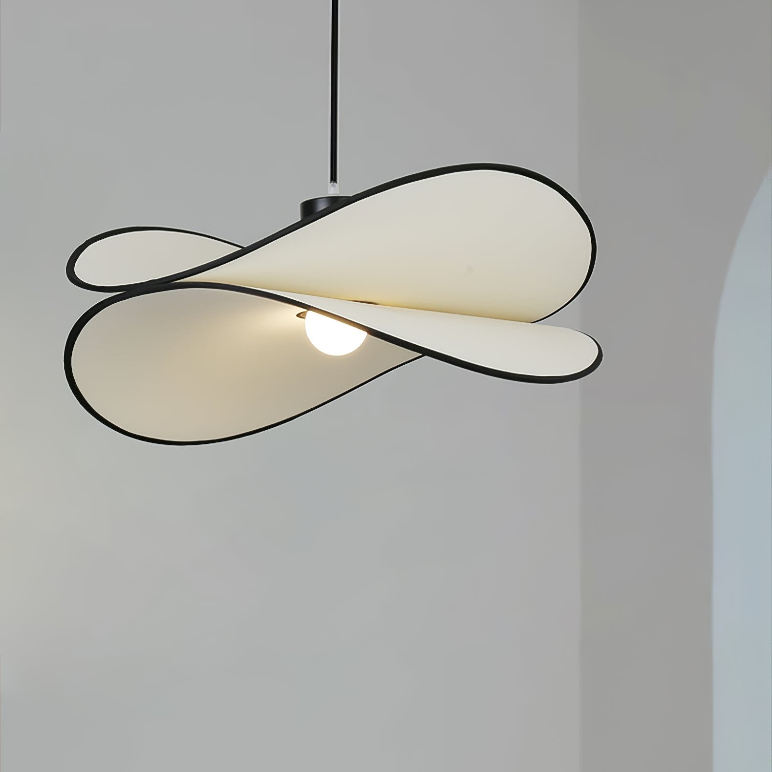 Cilene Fabric Artistic Pendant Lamp-Neutral Decor