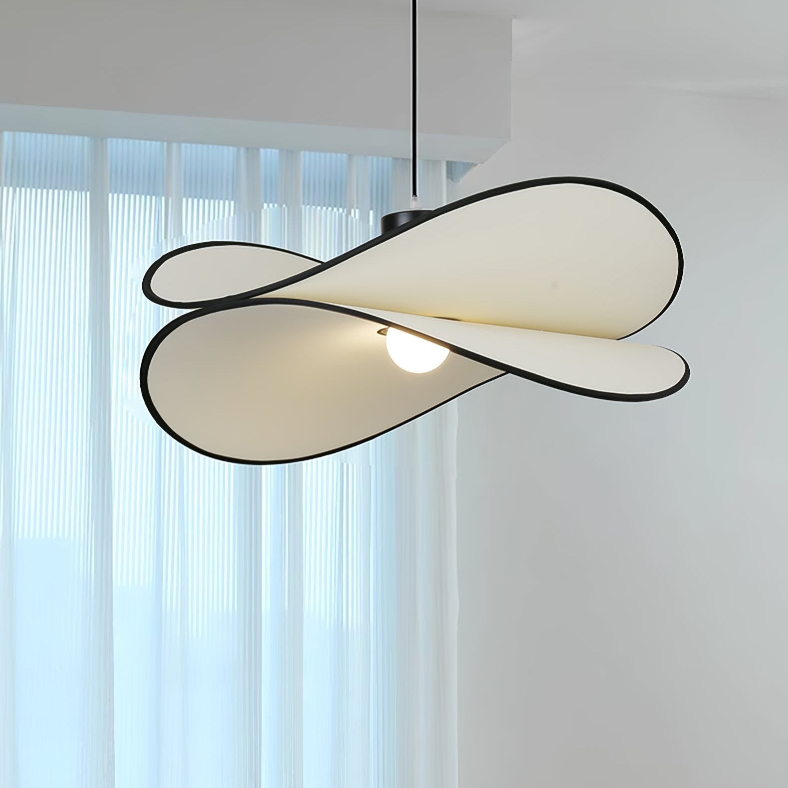 Cilene Fabric Artistic Pendant Lamp-Neutral Decor
