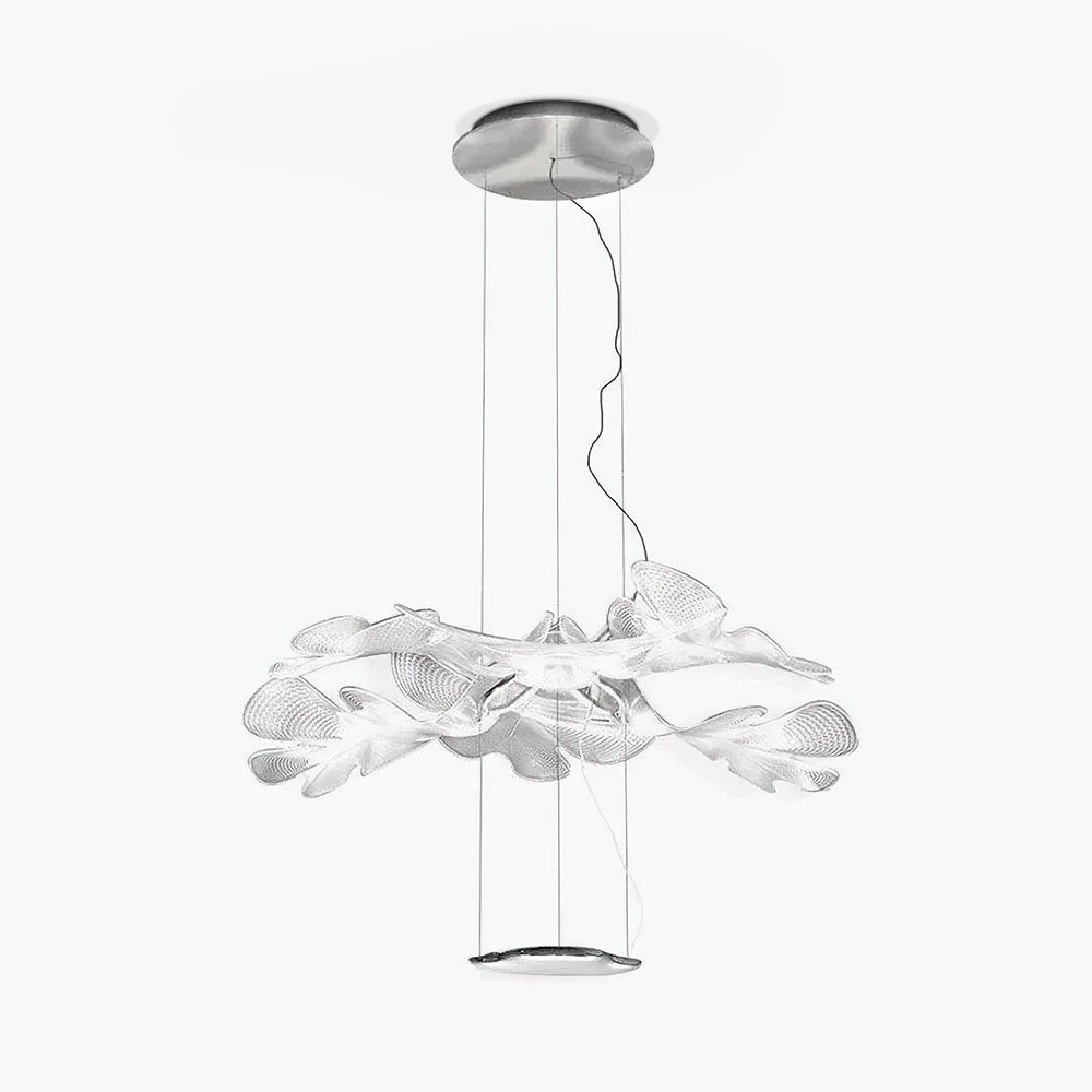 Ravis Chandelier Suspension Clear Leaf-Neutral Decor