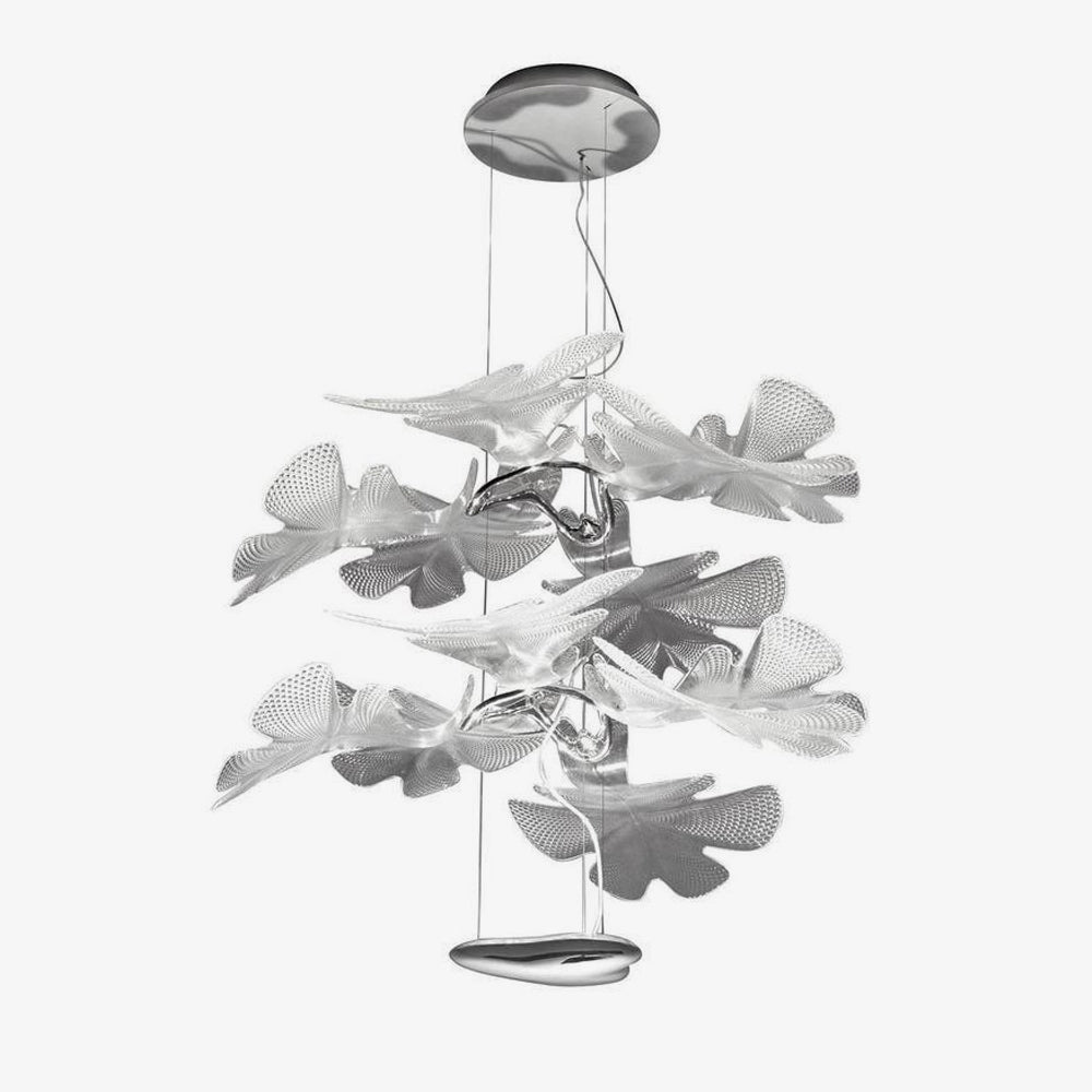 Ravis Chandelier Suspension Clear Leaf-Neutral Decor