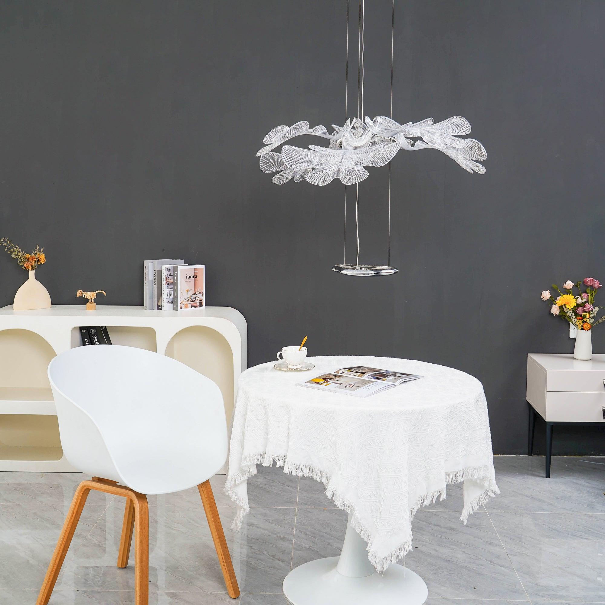 Ravis Chandelier Suspension Clear Leaf-Neutral Decor