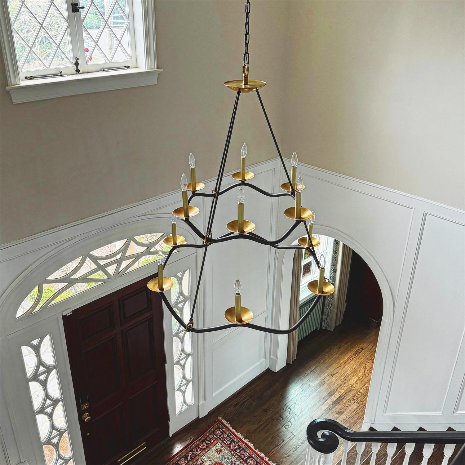 Juvin Two-Tier Candle Chandelier