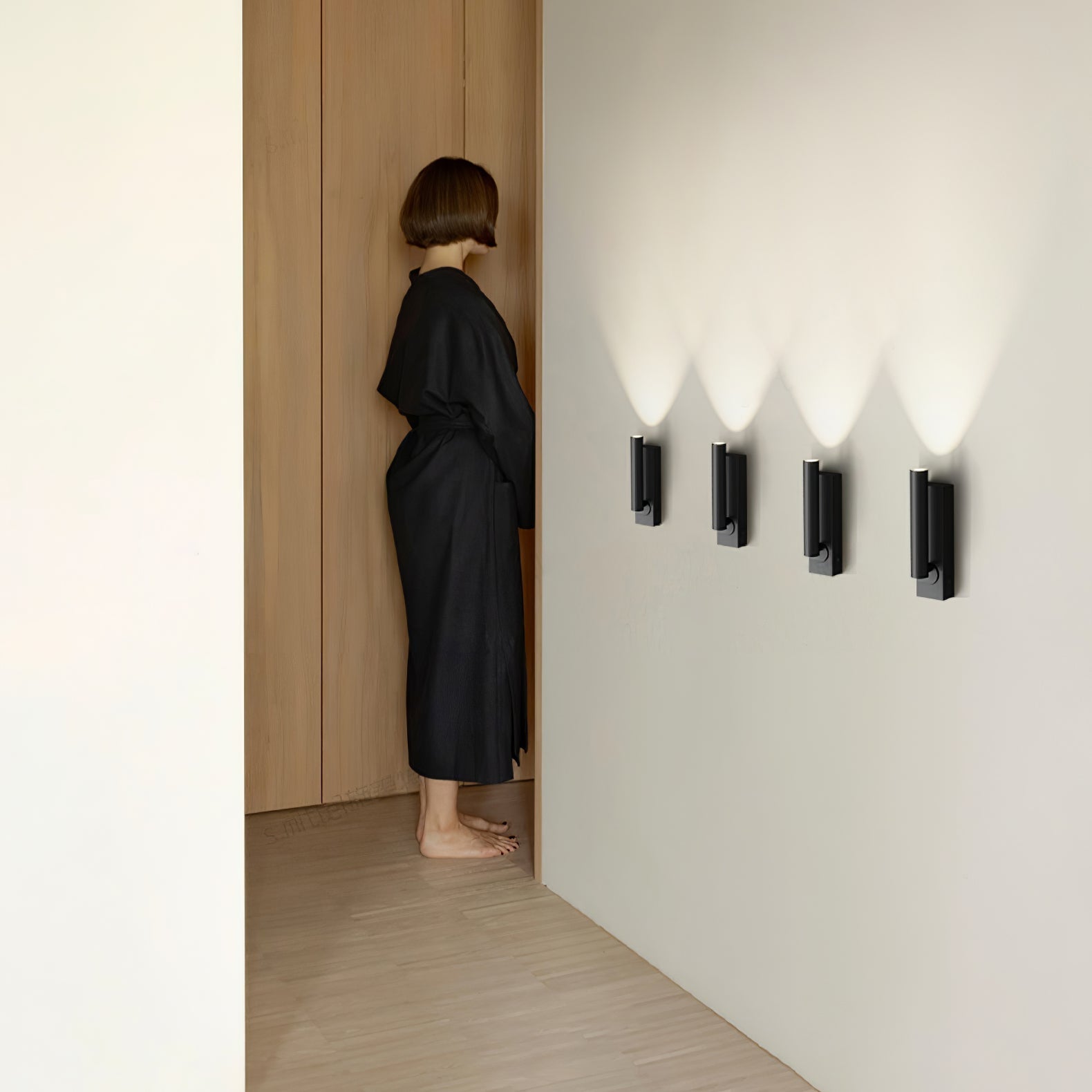 Mysorarae Modern Minimalist Recessed Wall Lamp-Neutral Decor
