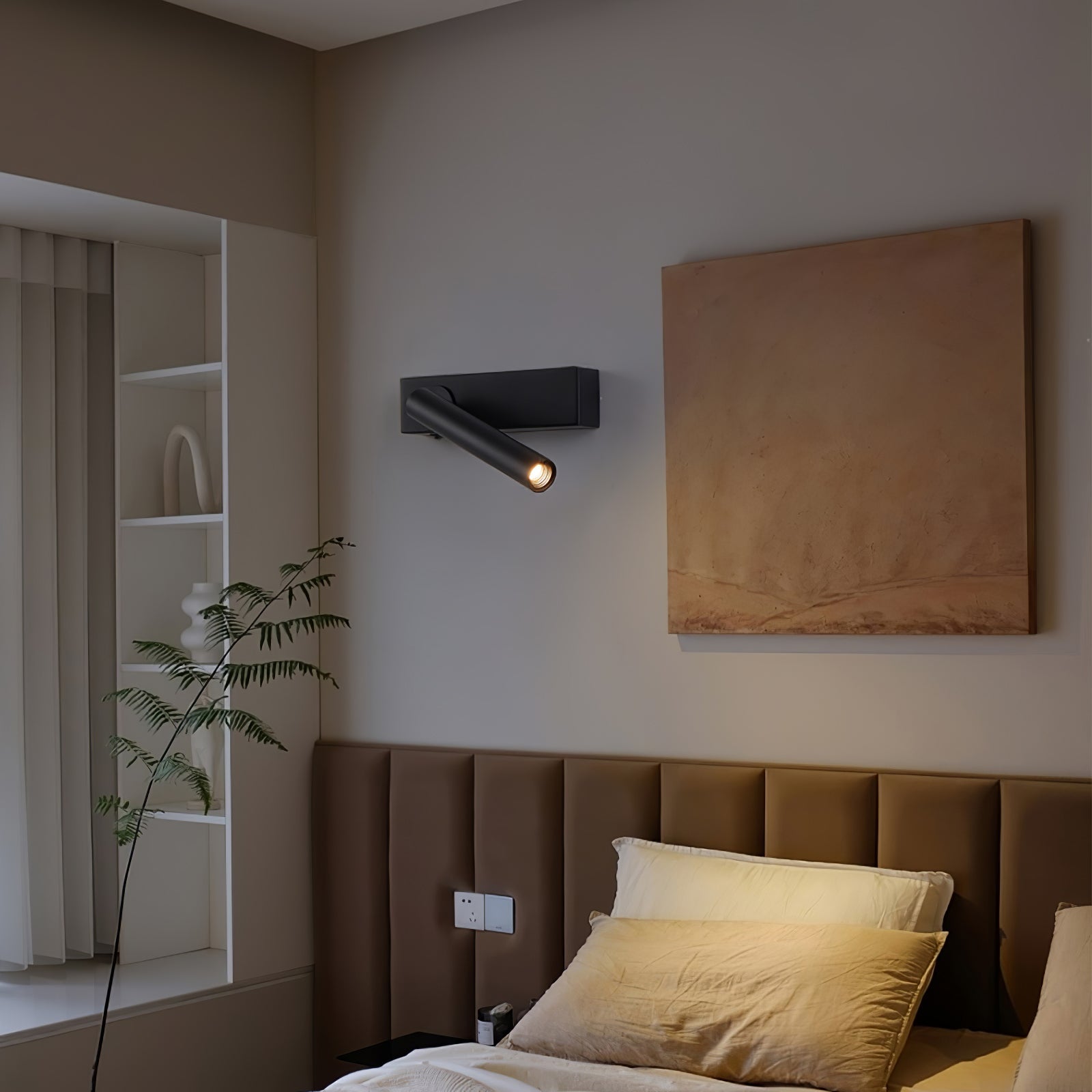 Mysorarae Modern Minimalist Recessed Wall Lamp-Neutral Decor