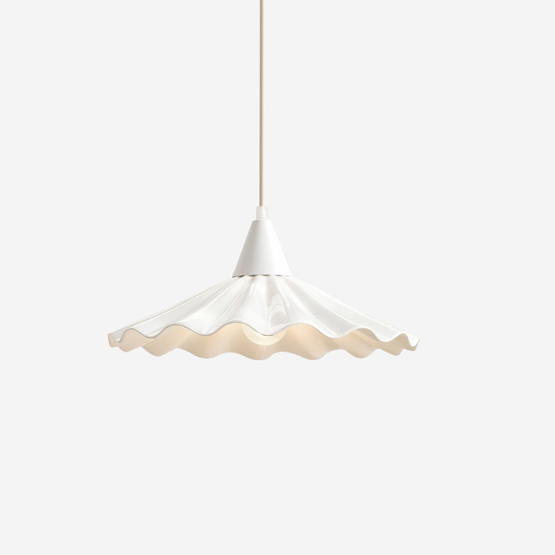 Zavo White Ceramic Pendant Light-Neutral Decor