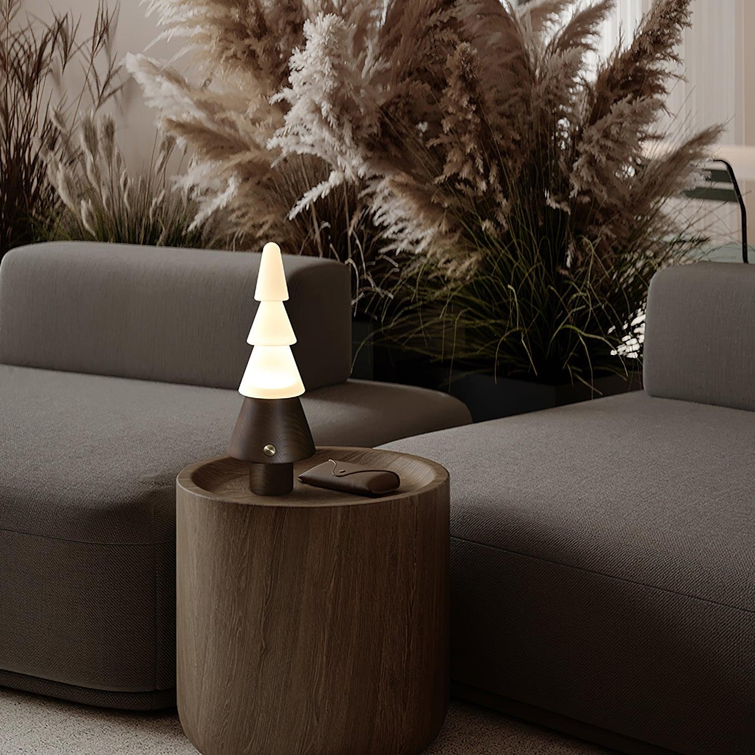 Olivia Modern Wood Table Lamp-Neutral Decor
