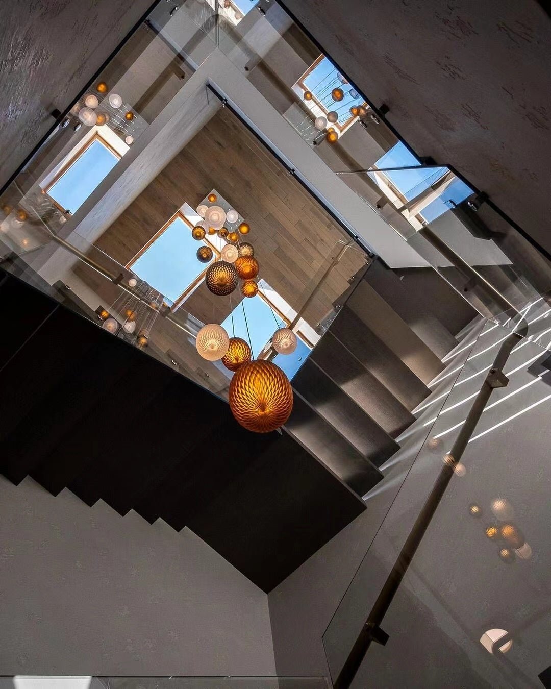 Chromatic Gem Drop Chandelier-Neutral Decor