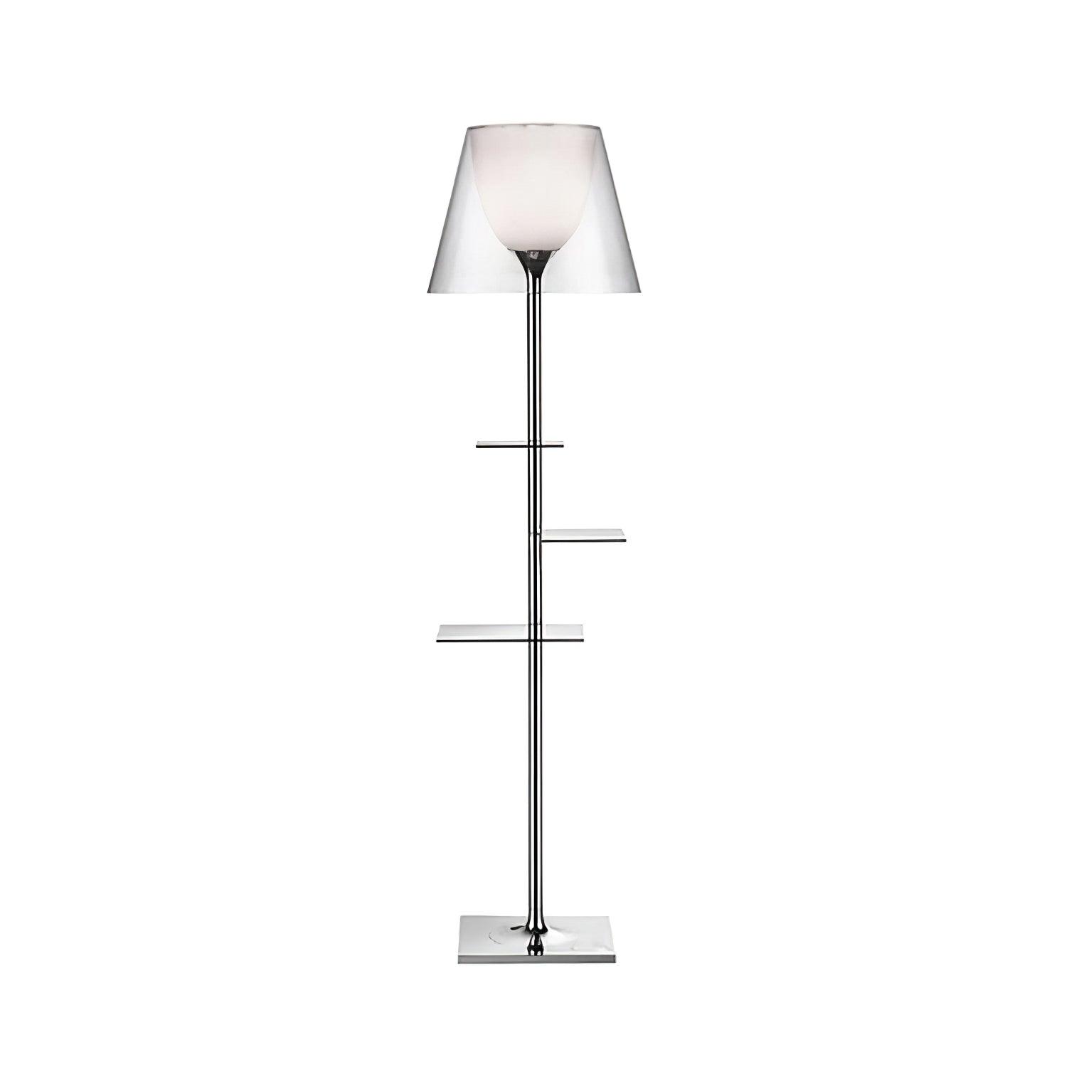 Wavlen Fabric Contemporary Table Floor Lamp-Neutral Decor
