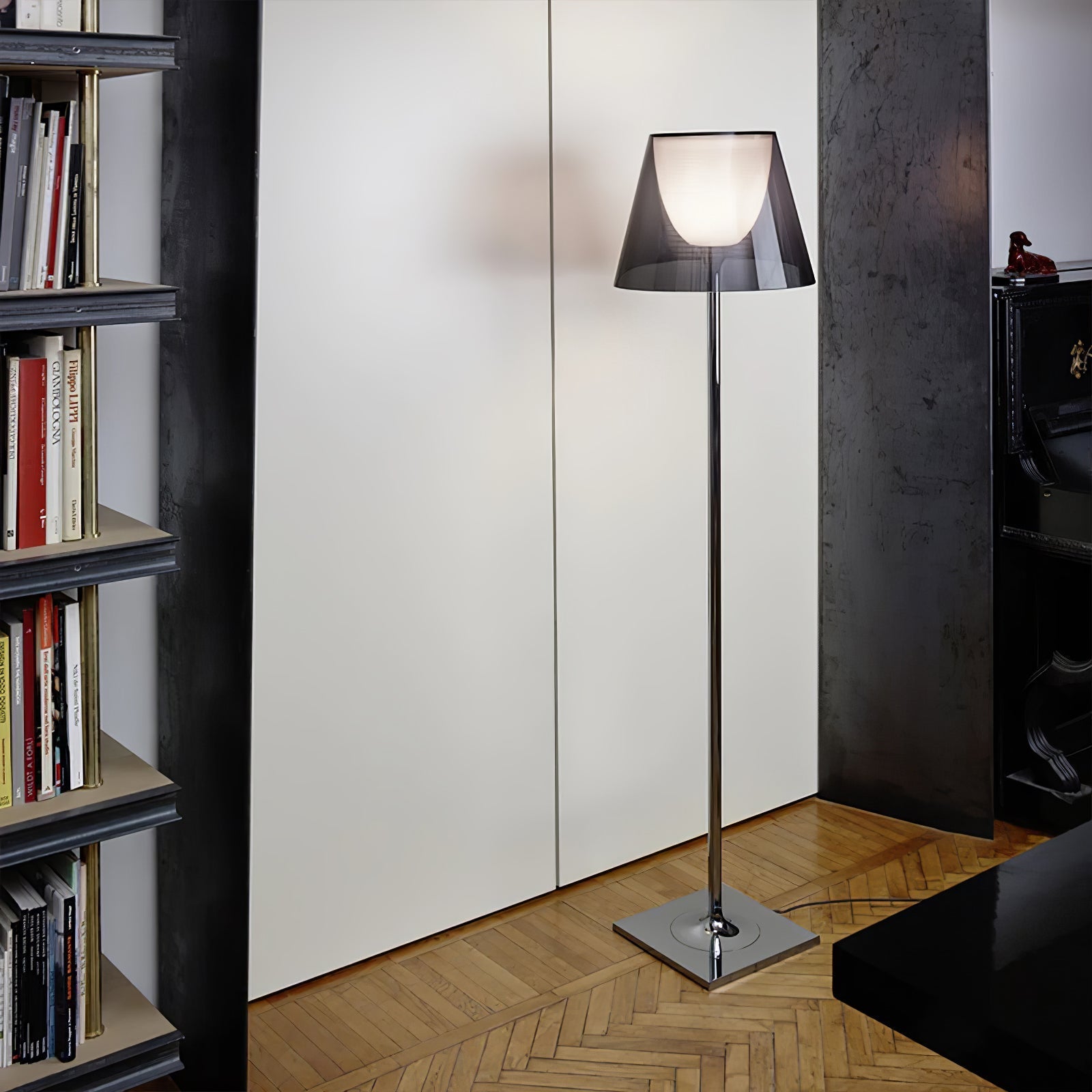 Garlan Modern Acrylic Floor Lamp-Neutral Decor