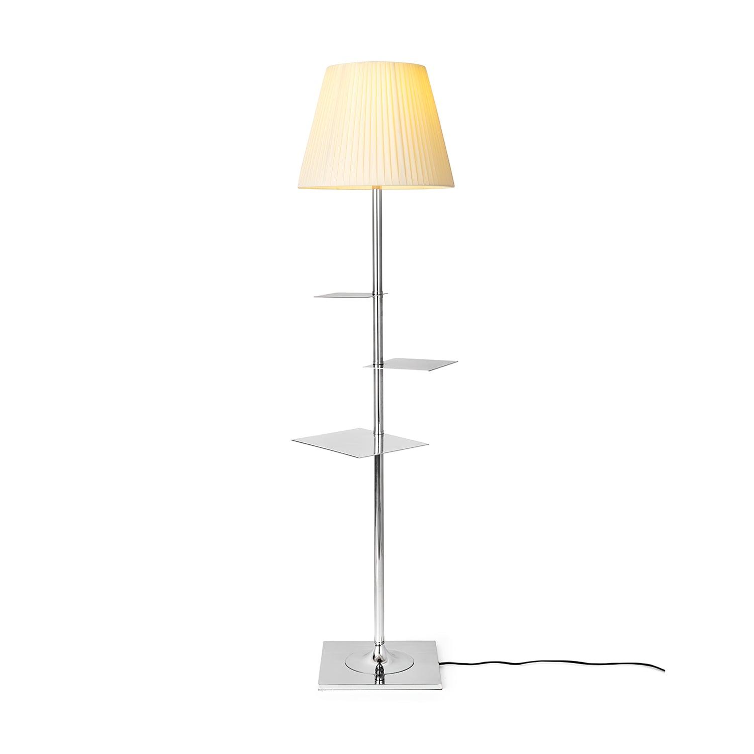 Wavlen Fabric Contemporary Table Floor Lamp-Neutral Decor