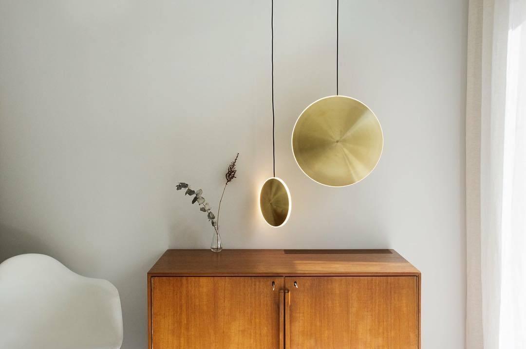 Uvenisra Modern Minimalist Dish Pendant Light-Neutral Decor