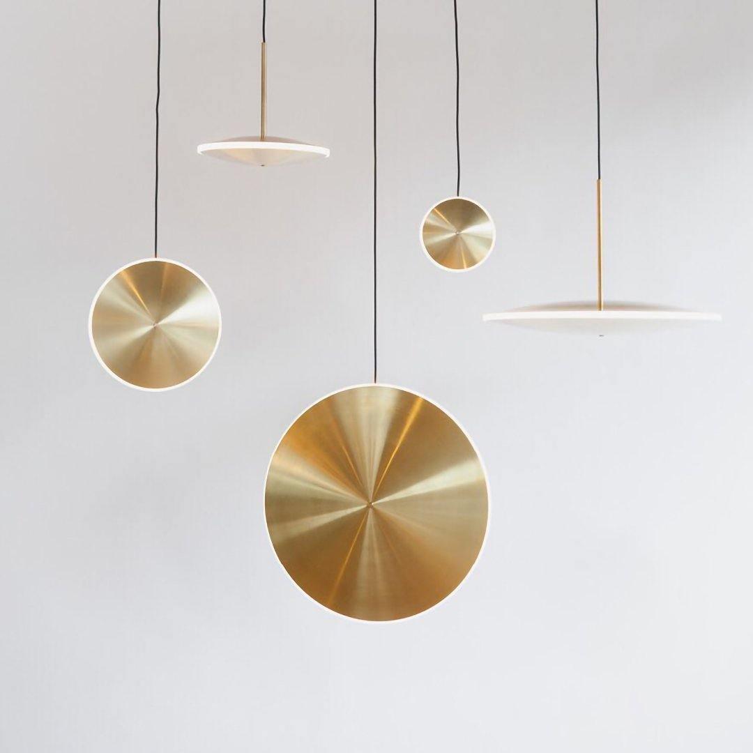 Uvenisra Modern Minimalist Dish Pendant Light-Neutral Decor