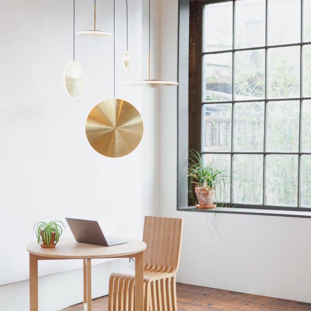 Uvenisra Modern Minimalist Dish Pendant Light-Neutral Decor