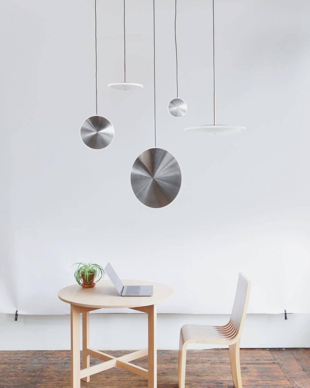 Uvenisra Modern Minimalist Dish Pendant Light-Neutral Decor
