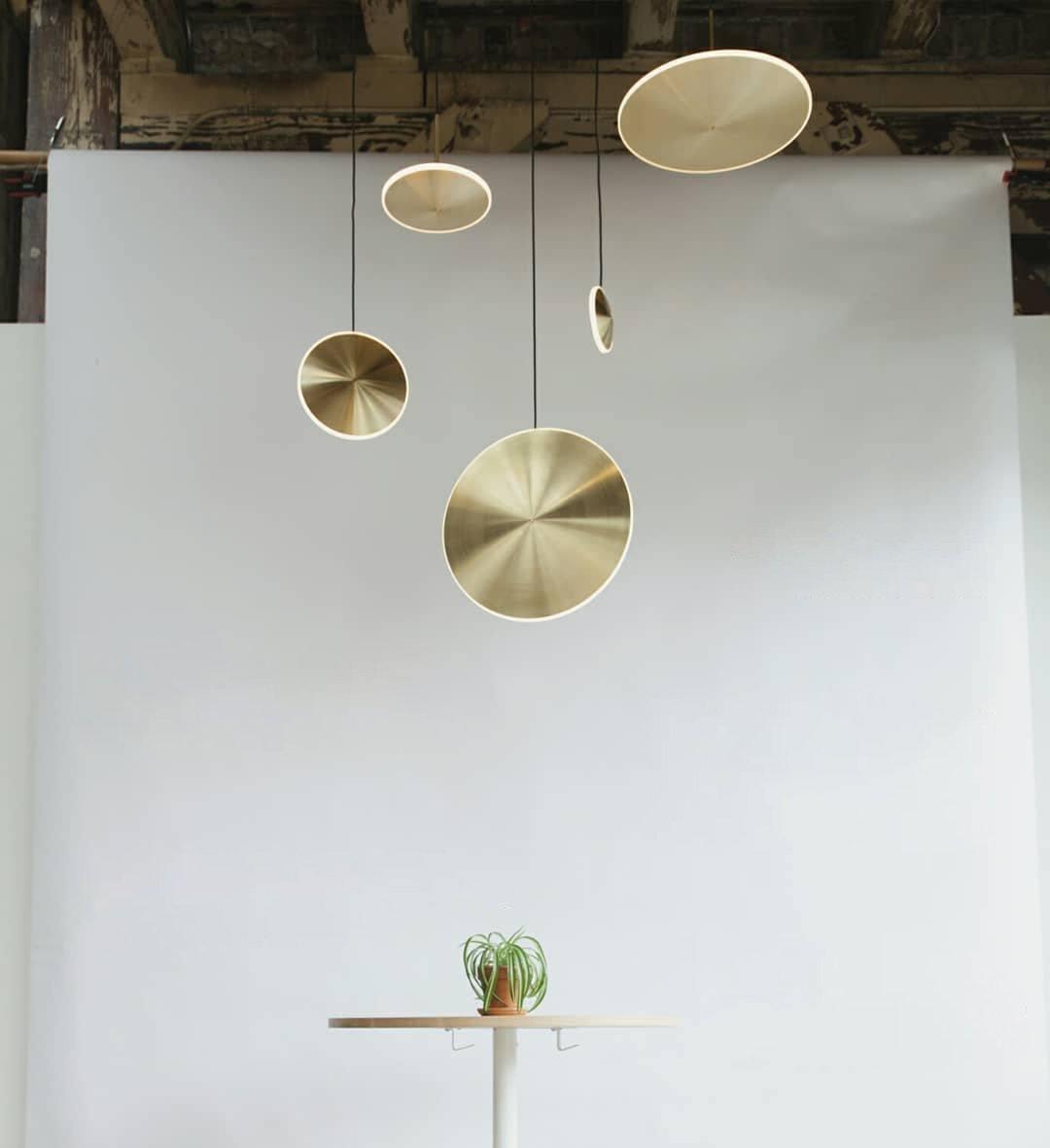 Uvenisra Modern Minimalist Dish Pendant Light-Neutral Decor