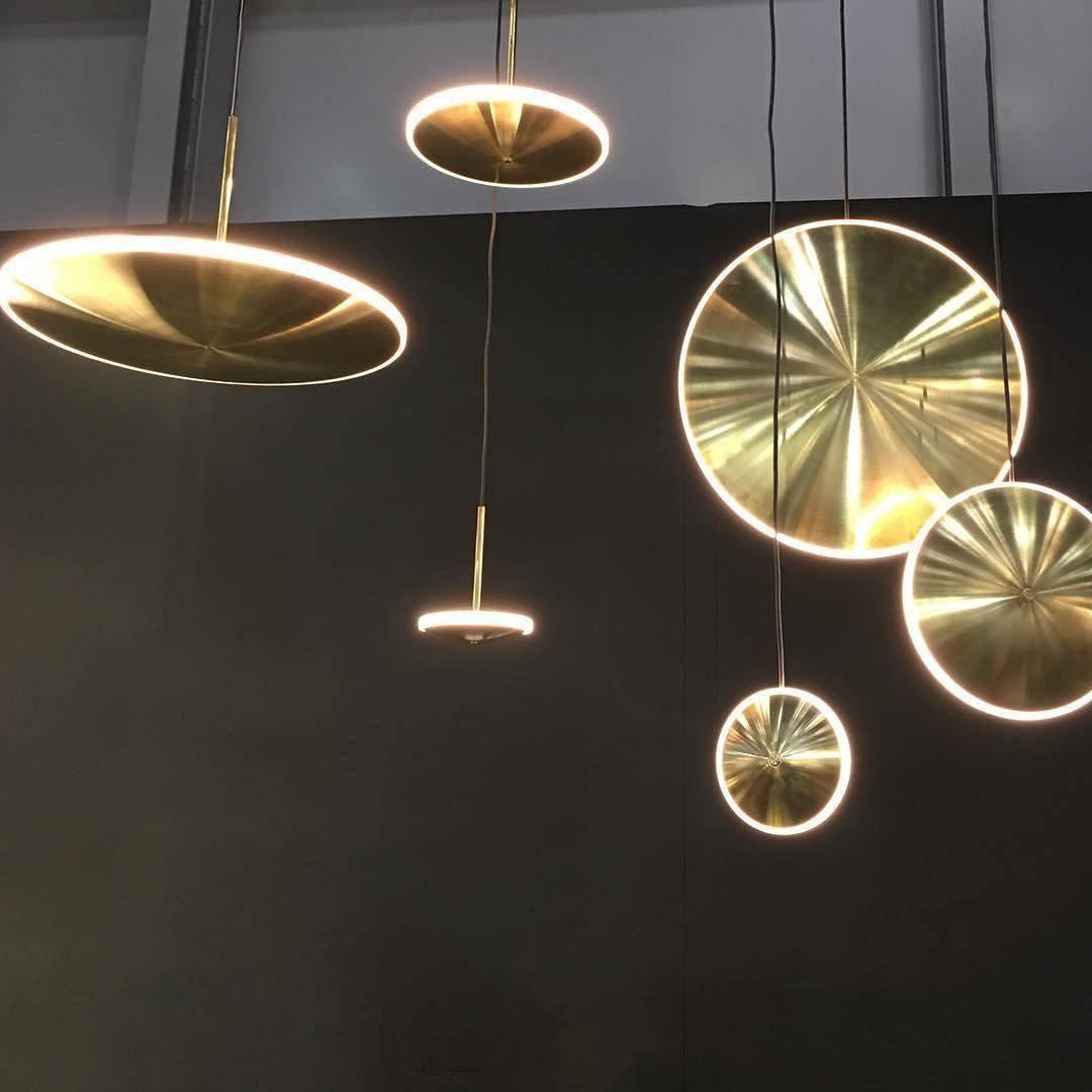 Uvenisra Modern Minimalist Dish Pendant Light-Neutral Decor