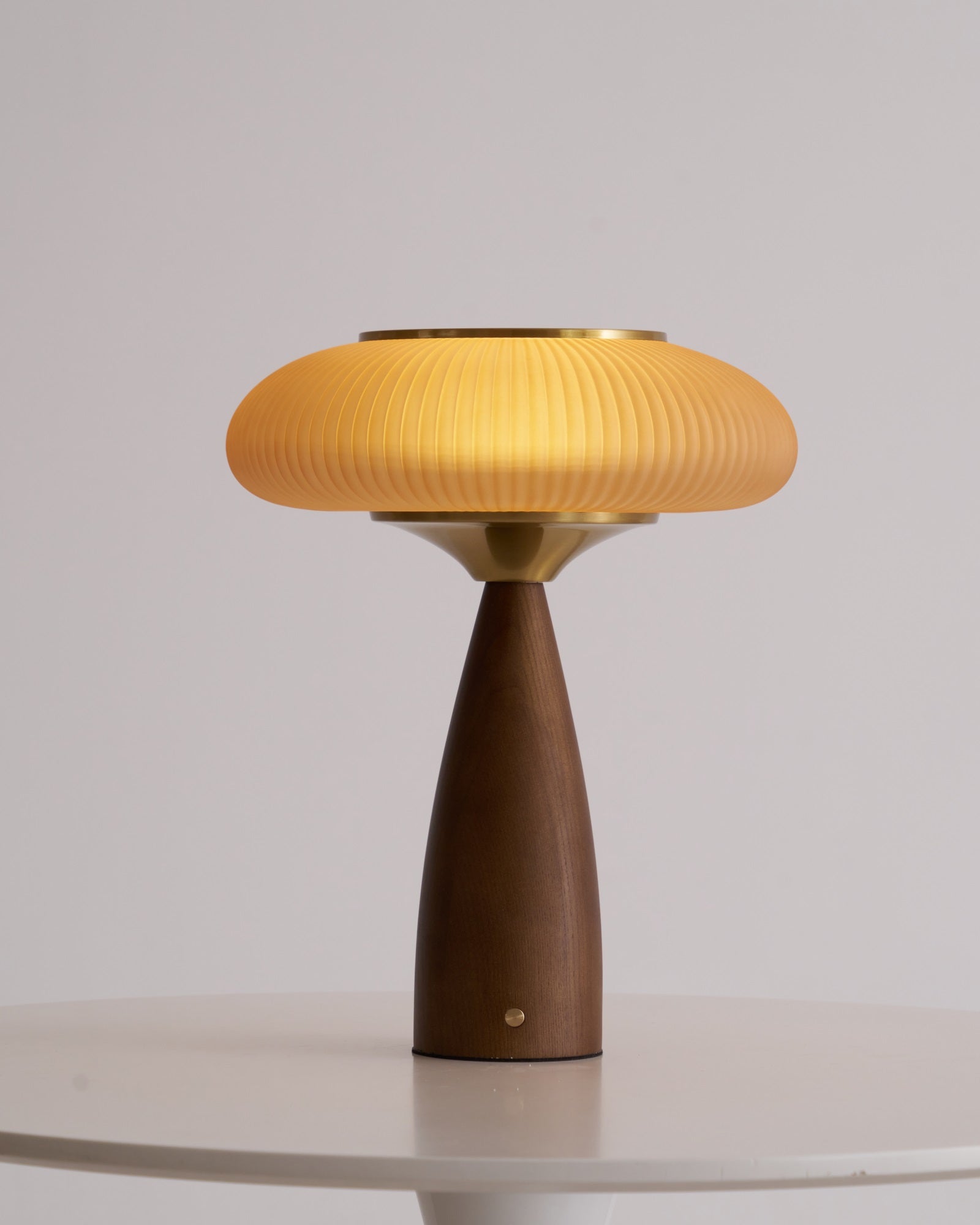 Ebonis Wood Scandinavian Table Lamp-Neutral Decor