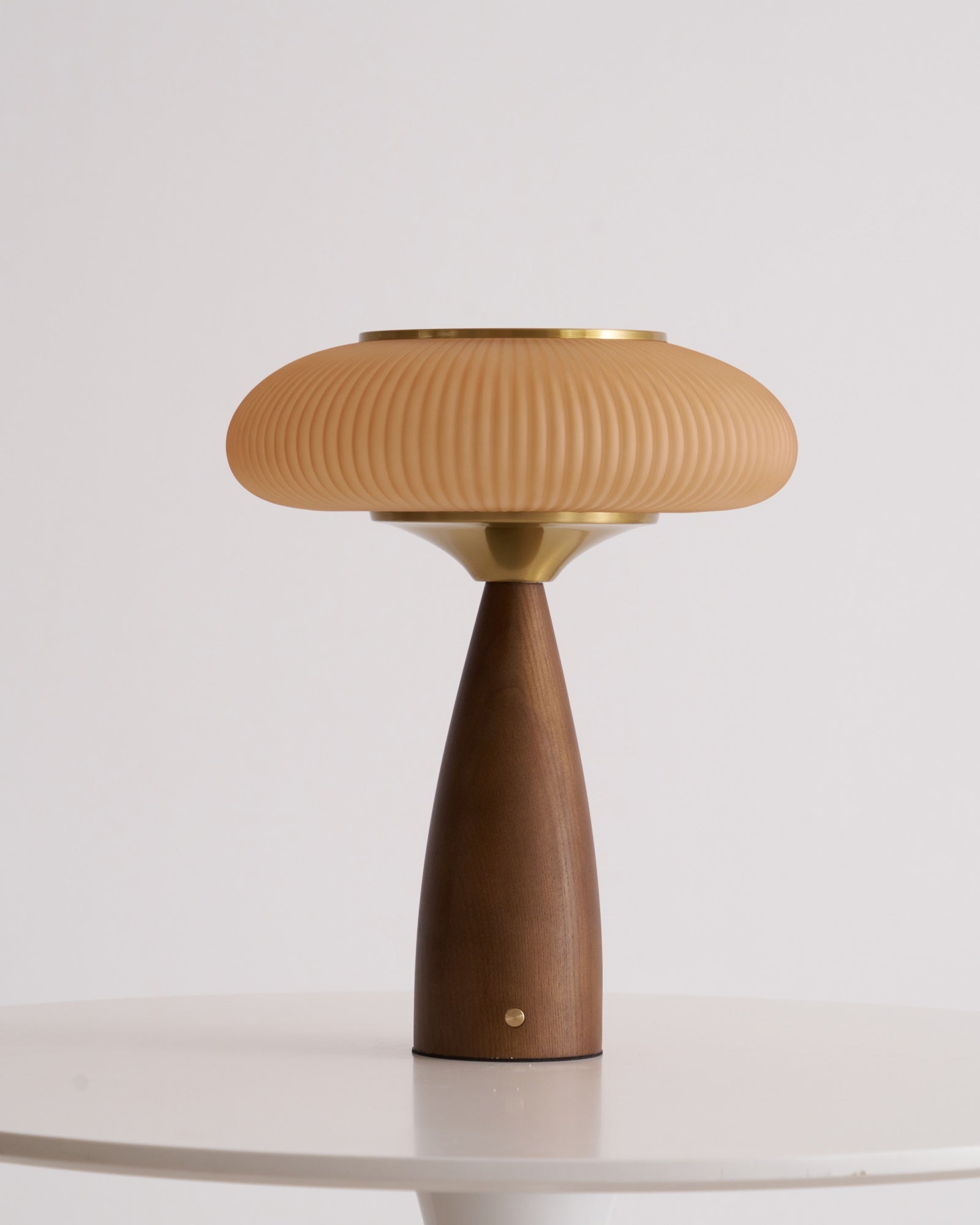 Ebonis Wood Scandinavian Table Lamp-Neutral Decor