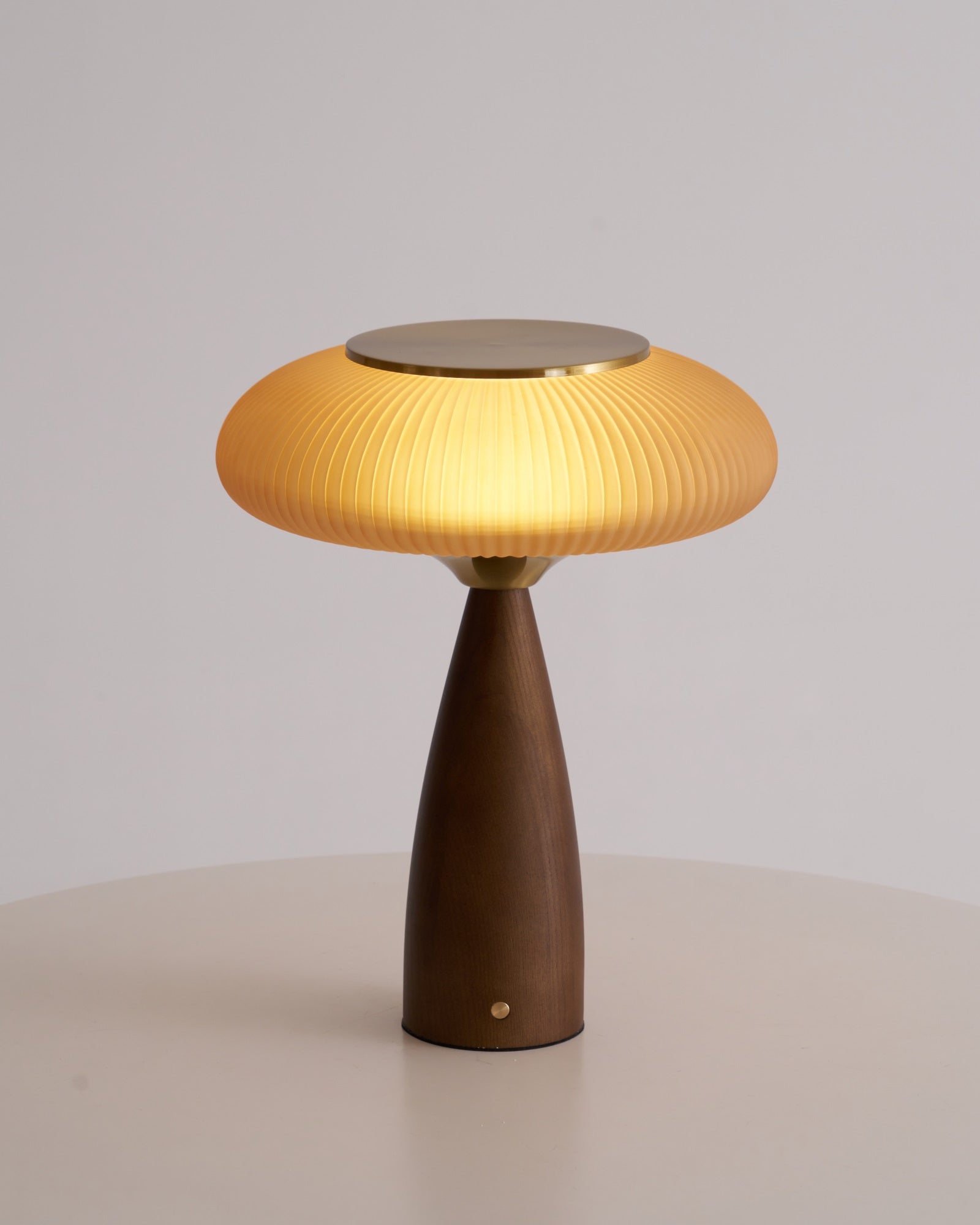 Ebonis Wood Scandinavian Table Lamp-Neutral Decor