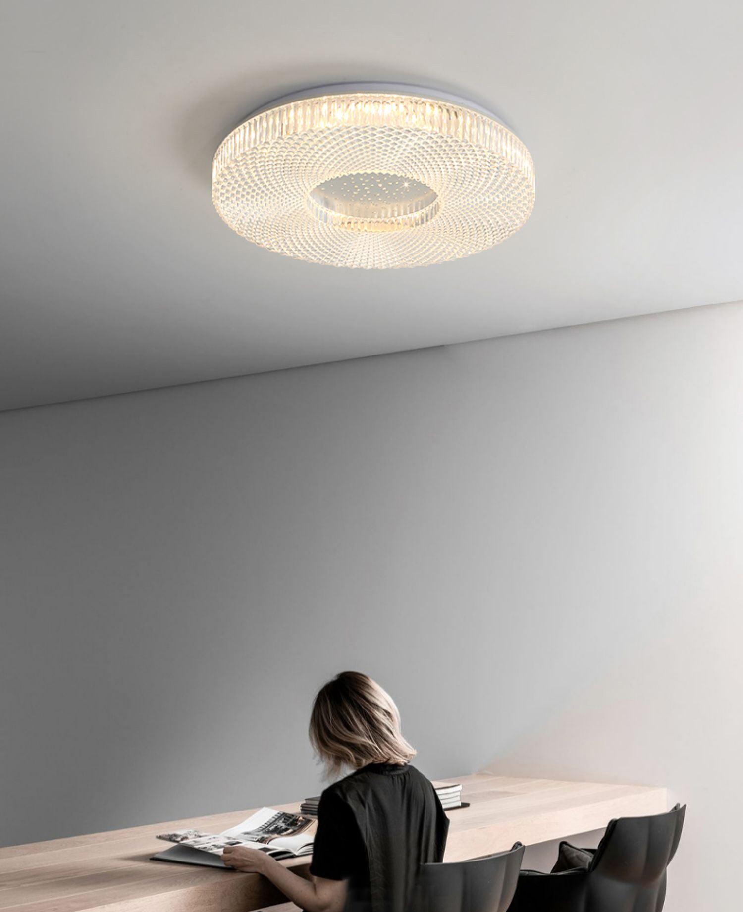 Blen Ceiling Lamp Acrylic LED Luxury for Living Room-Neutral Decor
