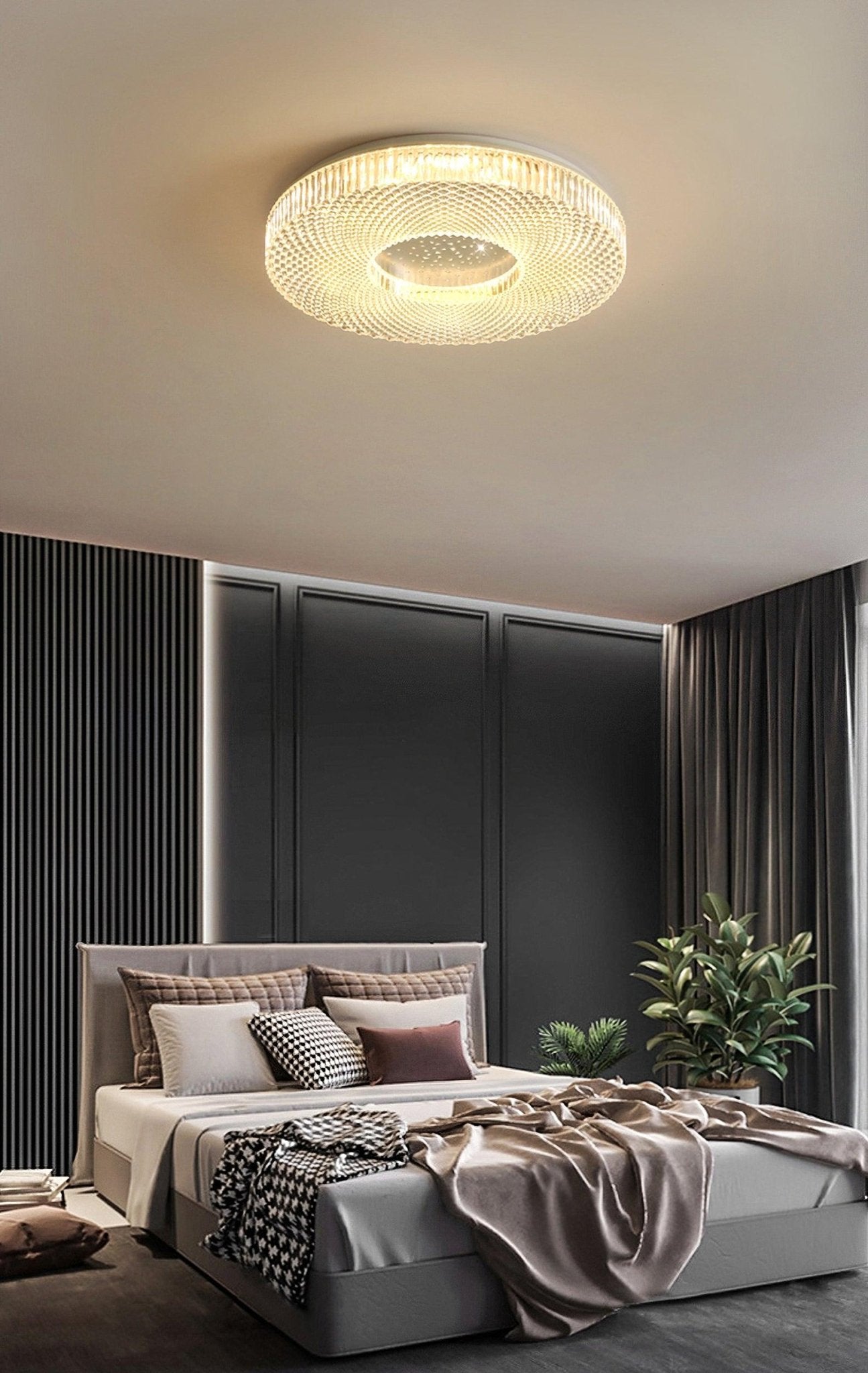Blen Ceiling Lamp Acrylic LED Luxury for Living Room-Neutral Decor