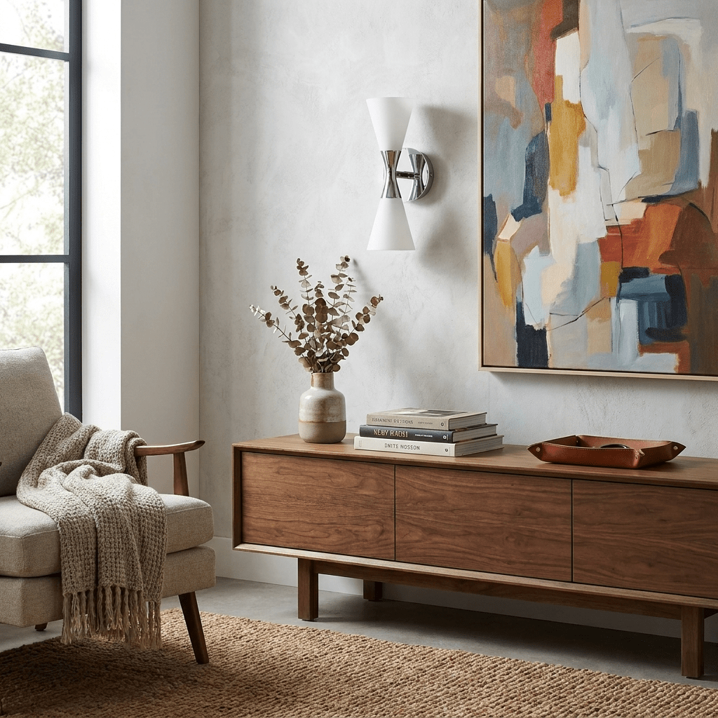 Cinch Double Cone Wall Sconce-Neutral Decor