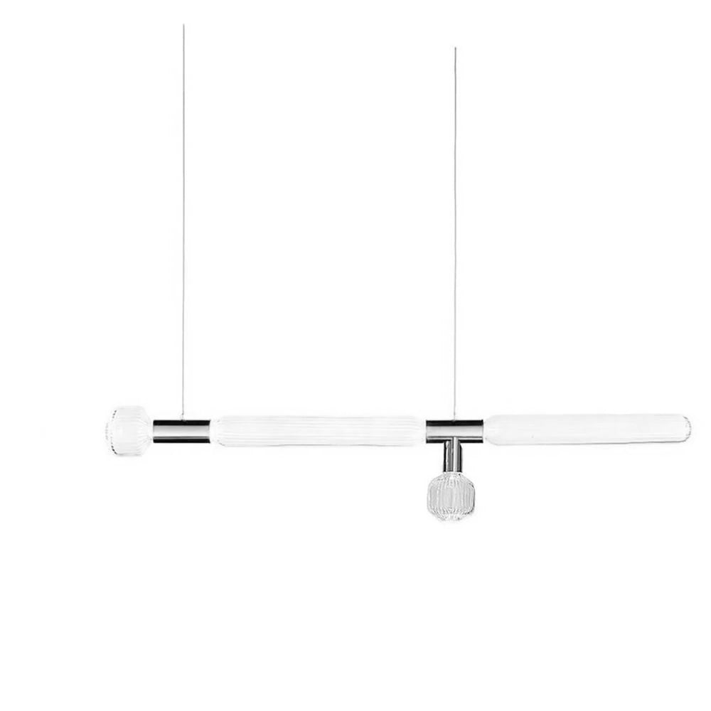Tika Pendant Lamp Crystal Cylinder Cipher Contemporary-Neutral Decor