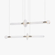 Tika Pendant Lamp Crystal Cylinder Cipher Contemporary-Neutral Decor
