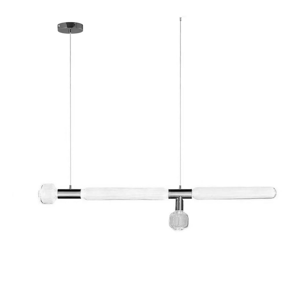 Tika Pendant Lamp Crystal Cylinder Cipher Contemporary-Neutral Decor