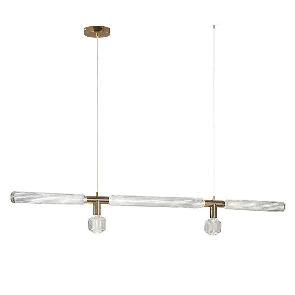 Tika Pendant Lamp Crystal Cylinder Cipher Contemporary-Neutral Decor