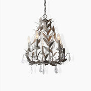 Sylvia Vintage Glass Chandelier-Neutral Decor