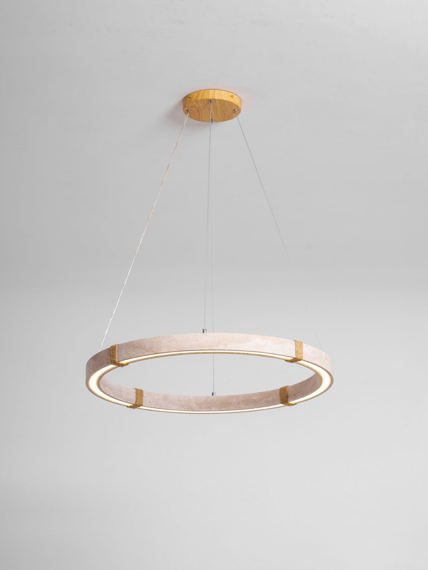 Alsilis Travertine Chandelier-Neutral Decor