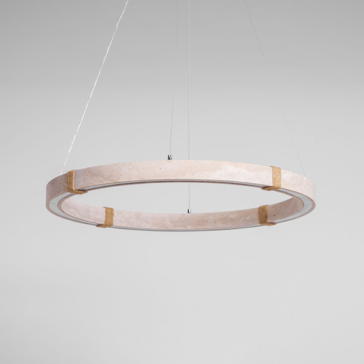 Alsilis Travertine Chandelier-Neutral Decor