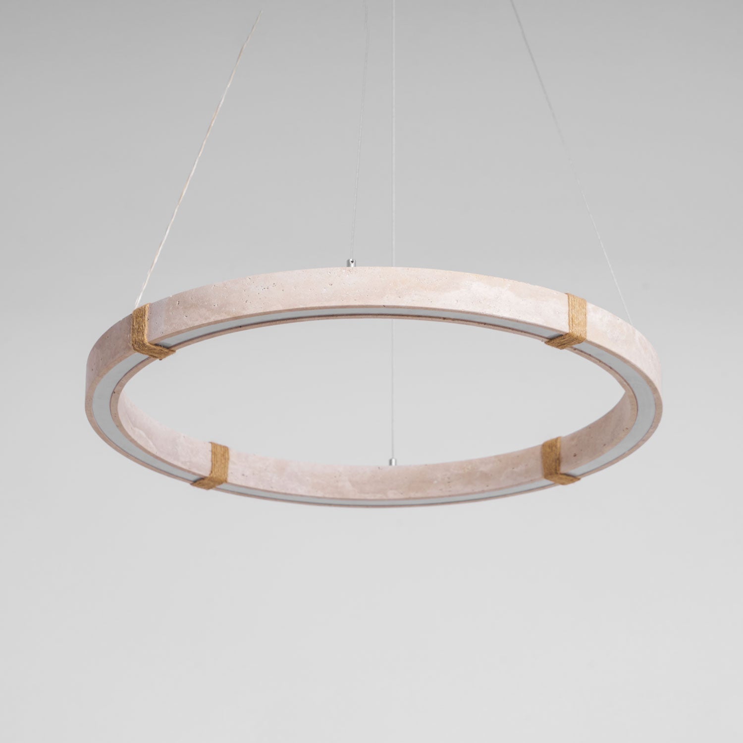Alsilis Travertine Chandelier-Neutral Decor