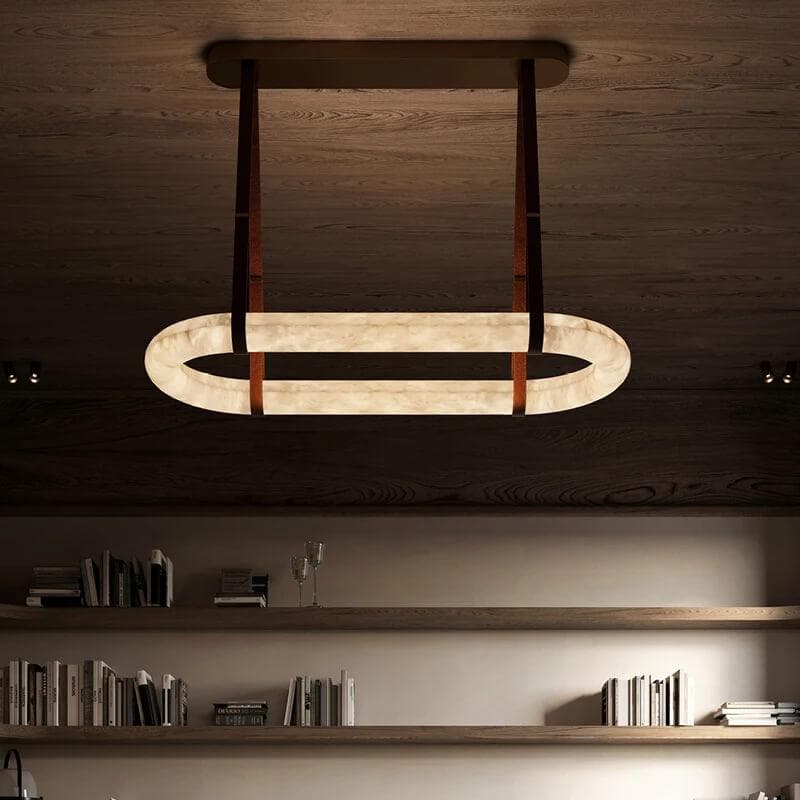 Nerina Alabaster Pendant Light-Neutral Decor